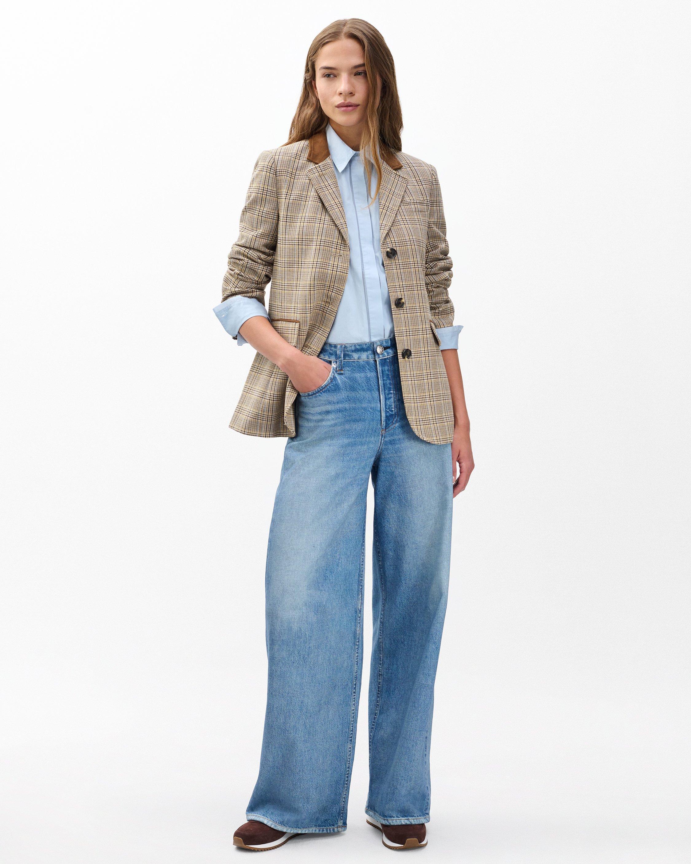Evia Plaid Blazer - image 3