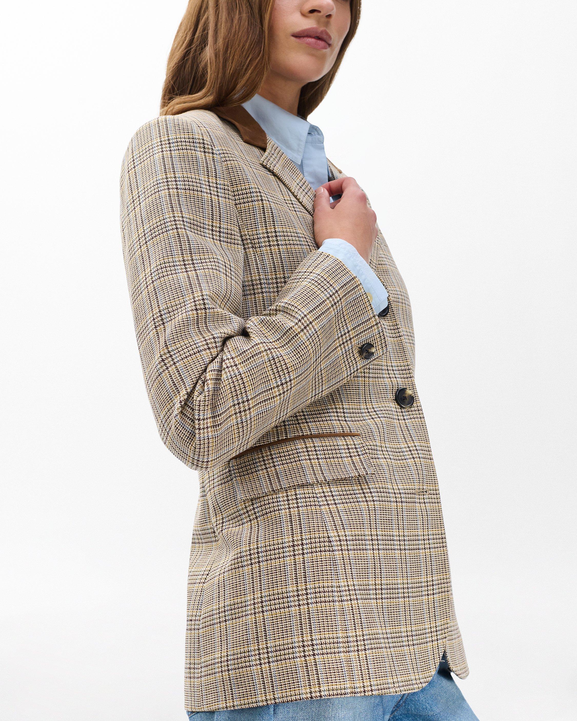 Evia Plaid Blazer - image 5