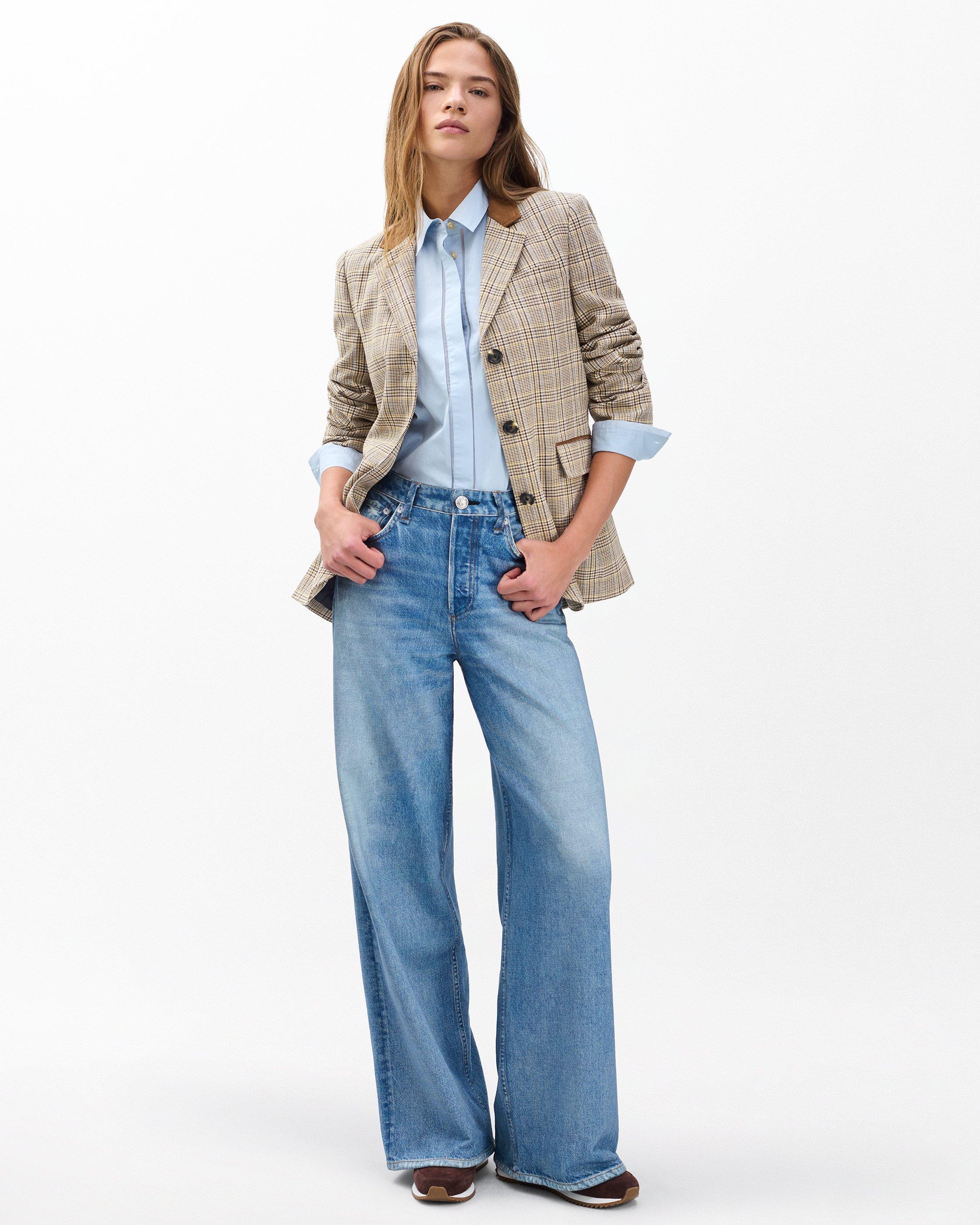 Evia Plaid Blazer image number 7
