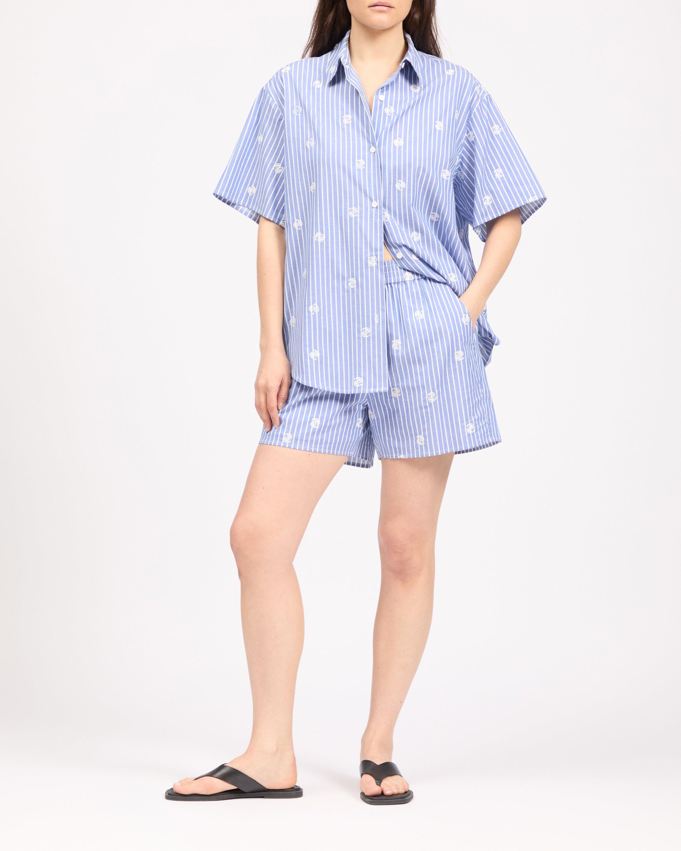 Ella Embroidered Poplin Shirt image number 1