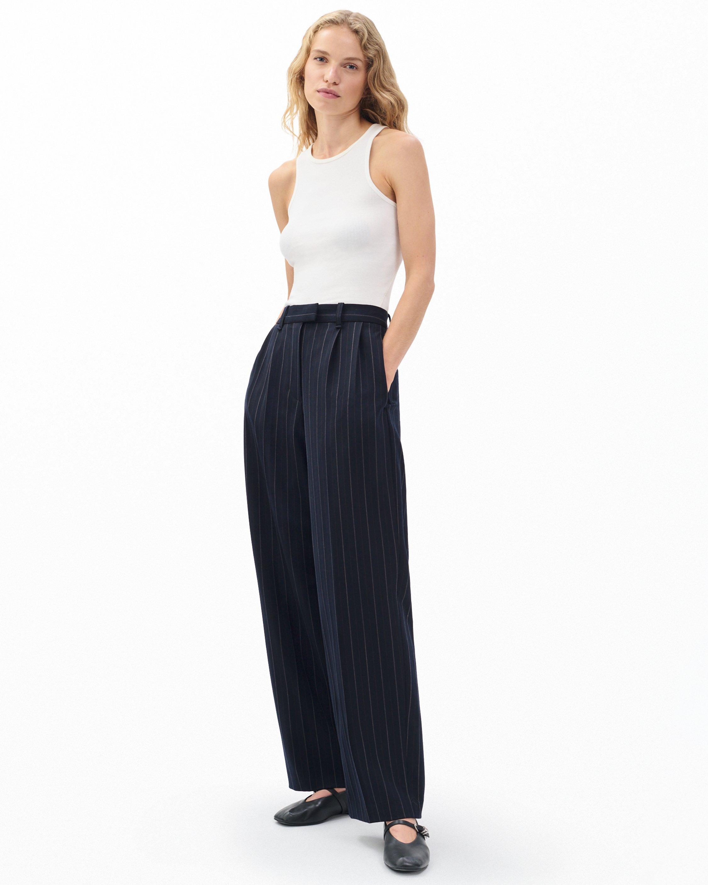 Newman Wool Stripe Pants image number 3