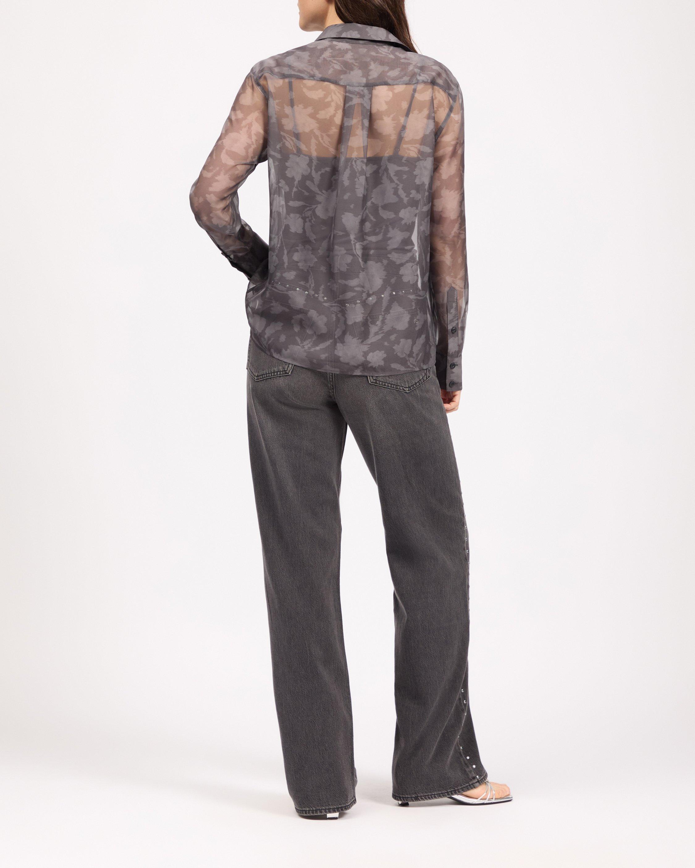Sonica Printed Organza Shirt image number 2