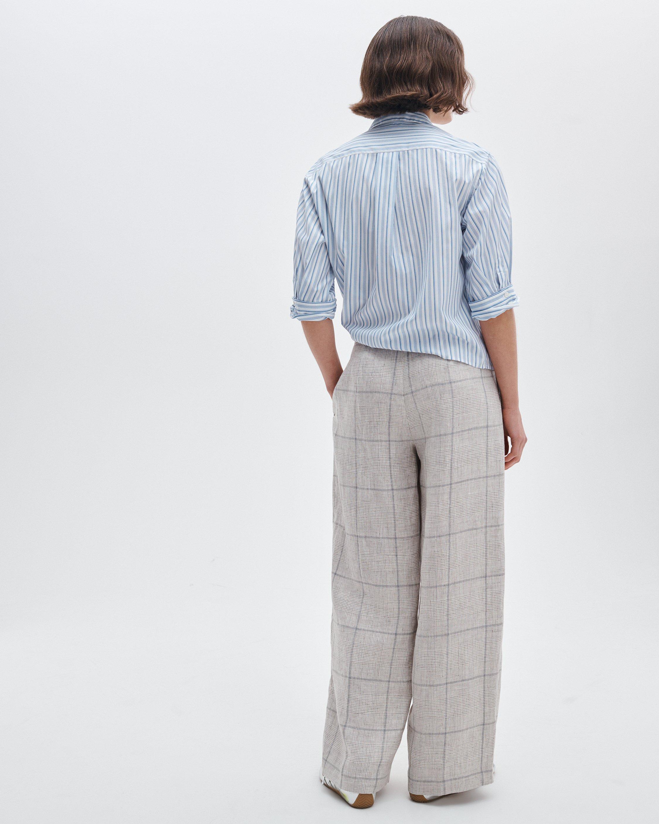 Chappell Plaid Linen Pants - image 5