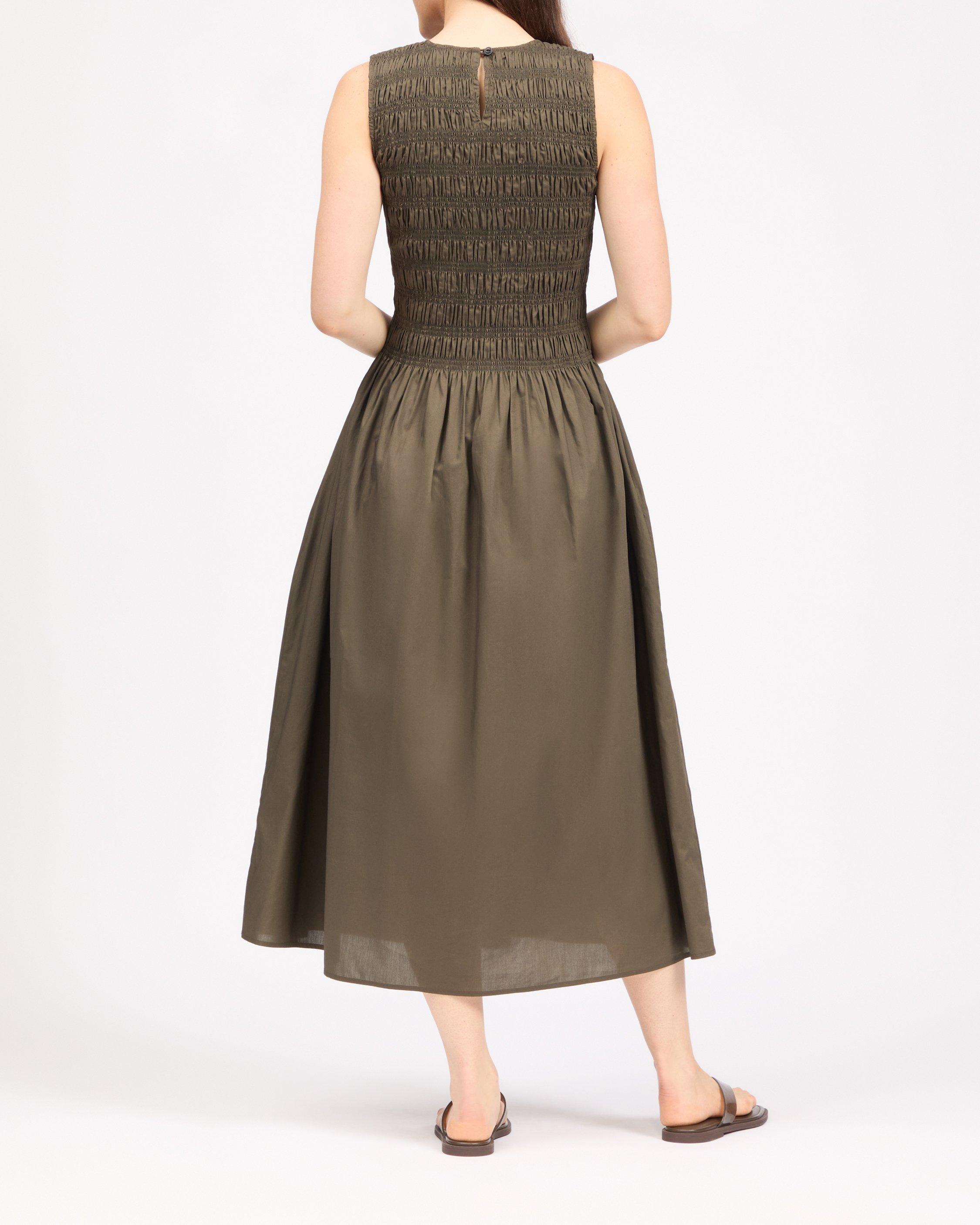 Lane Smocked Poplin Dress image number 2
