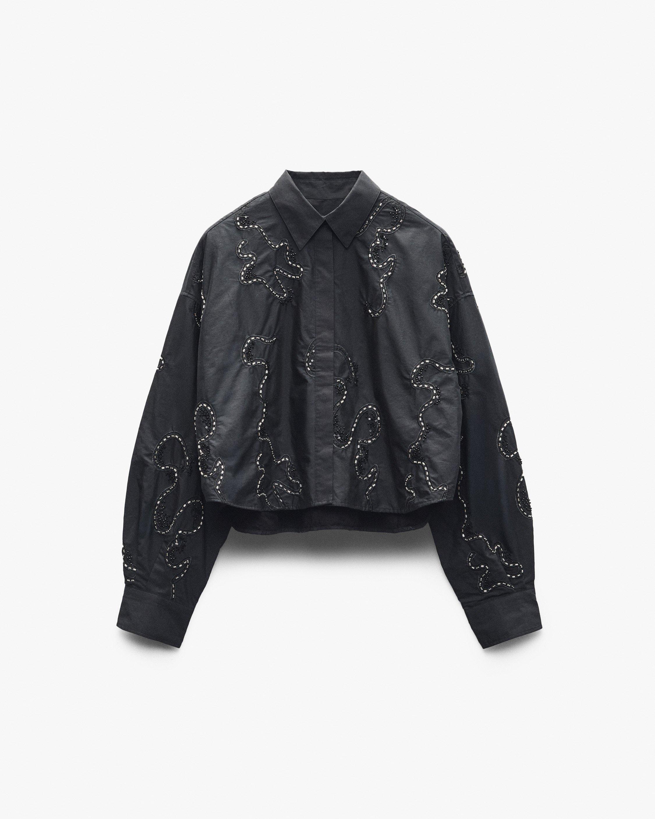 Beatrice Embroidered Poplin Shirt - image 2