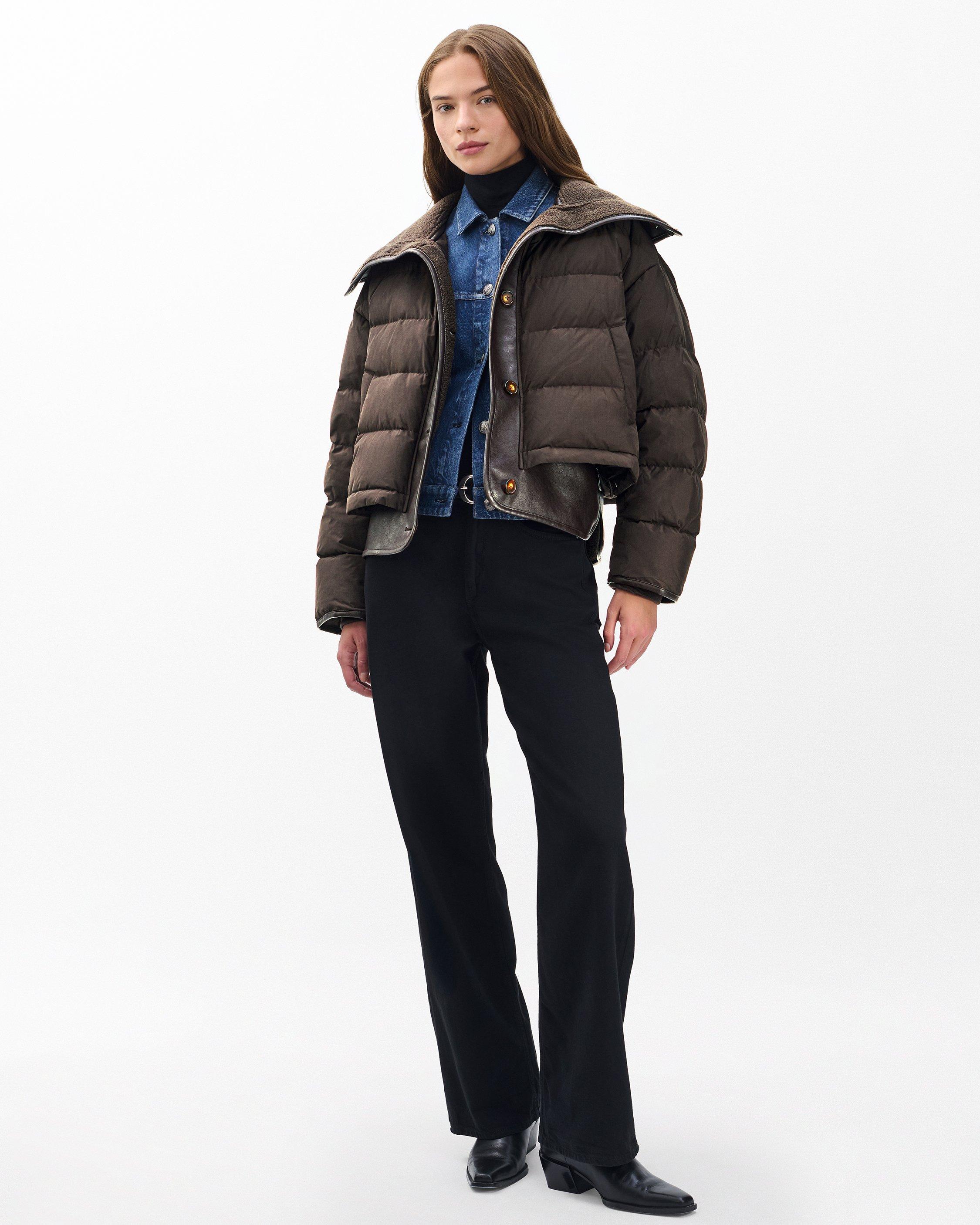 Gloria Mixed-Media Puffer Jacket image number 3