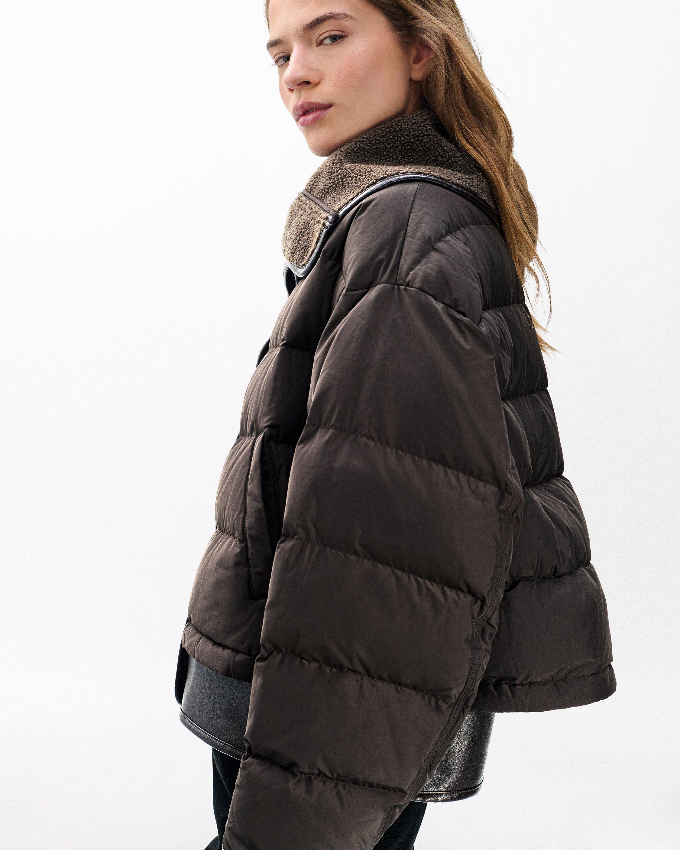 Gloria Mixed-Media Puffer Jacket image number 5