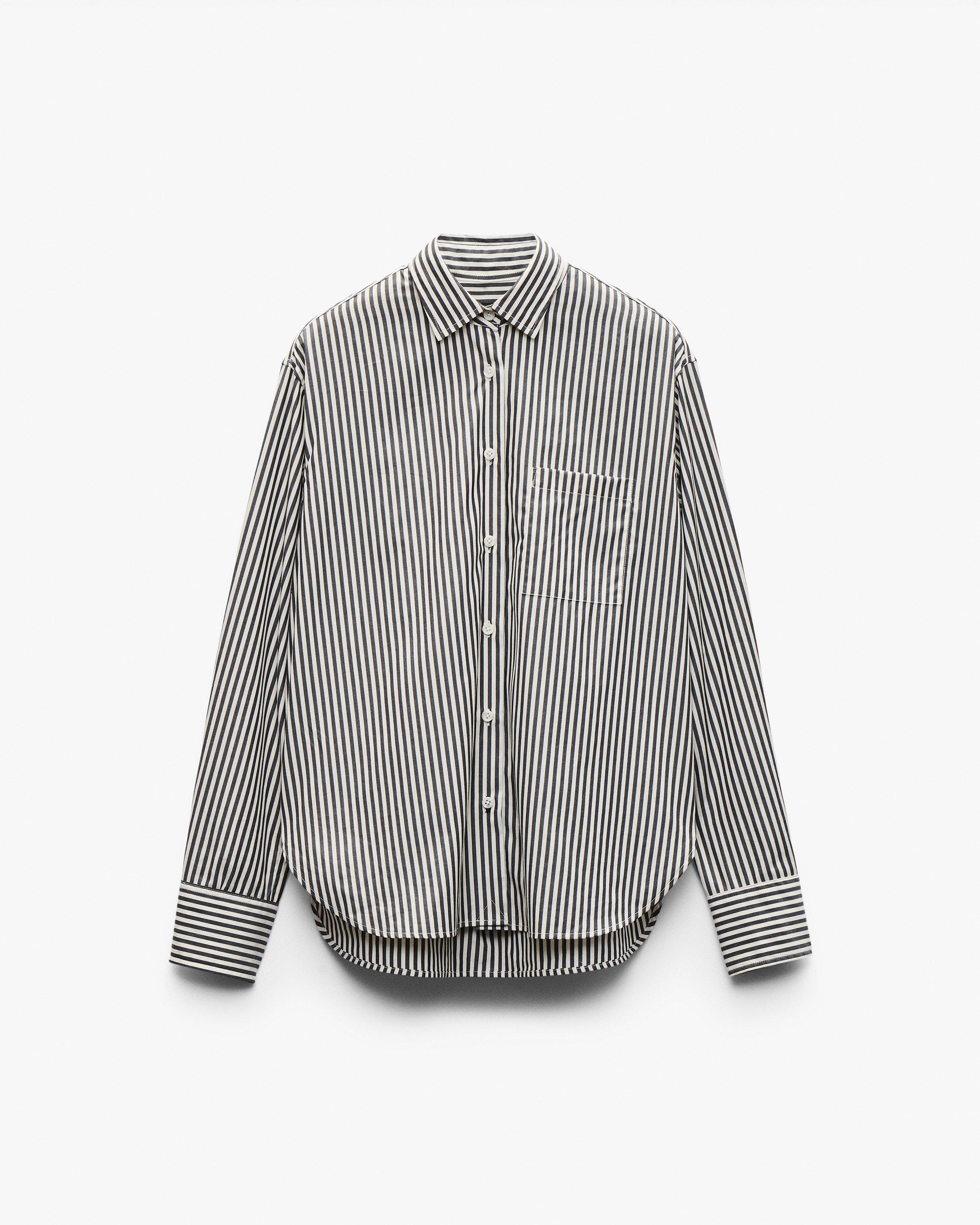 Connie Striped Poplin Shirt image number 2