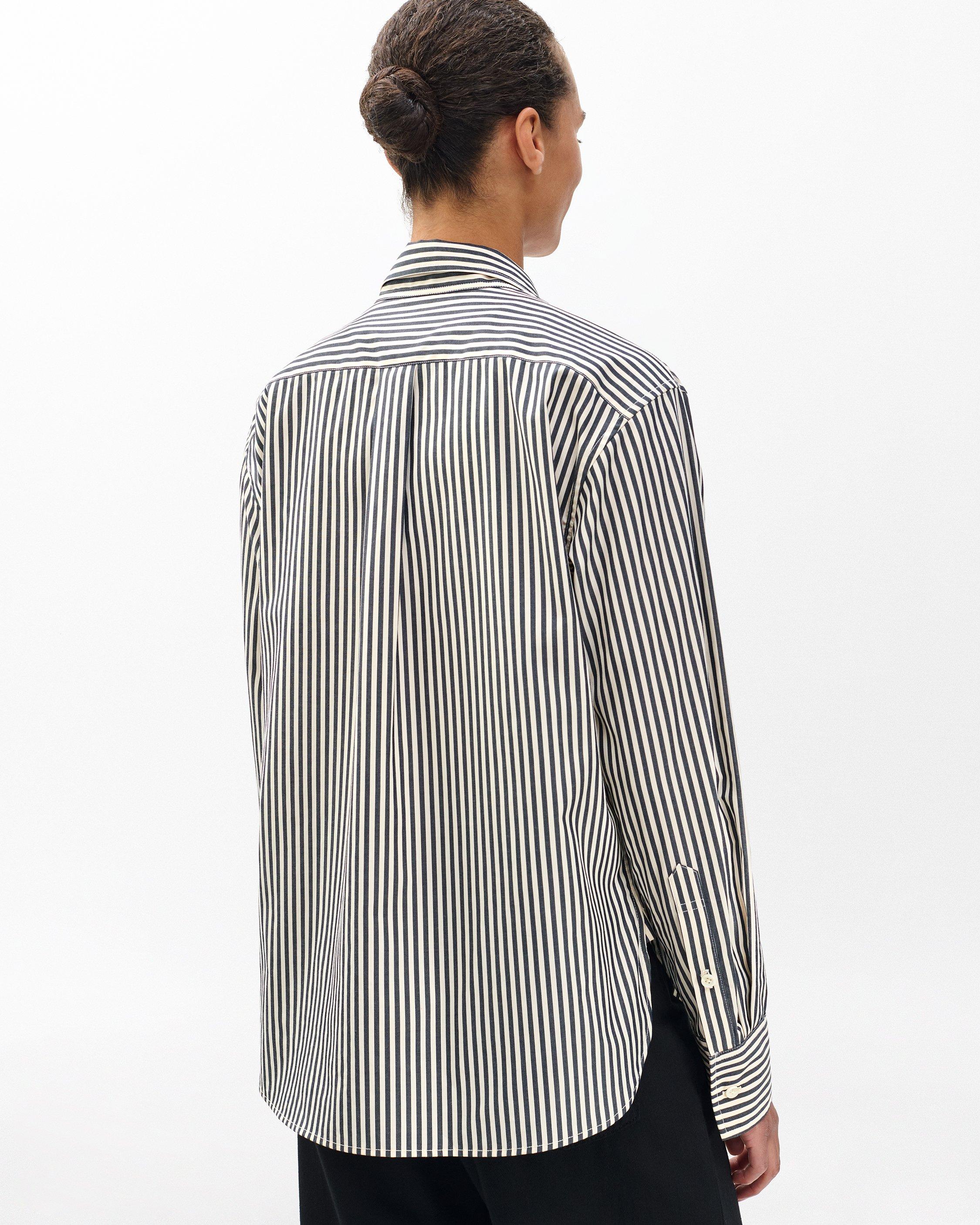 Connie Striped Poplin Shirt image number 6