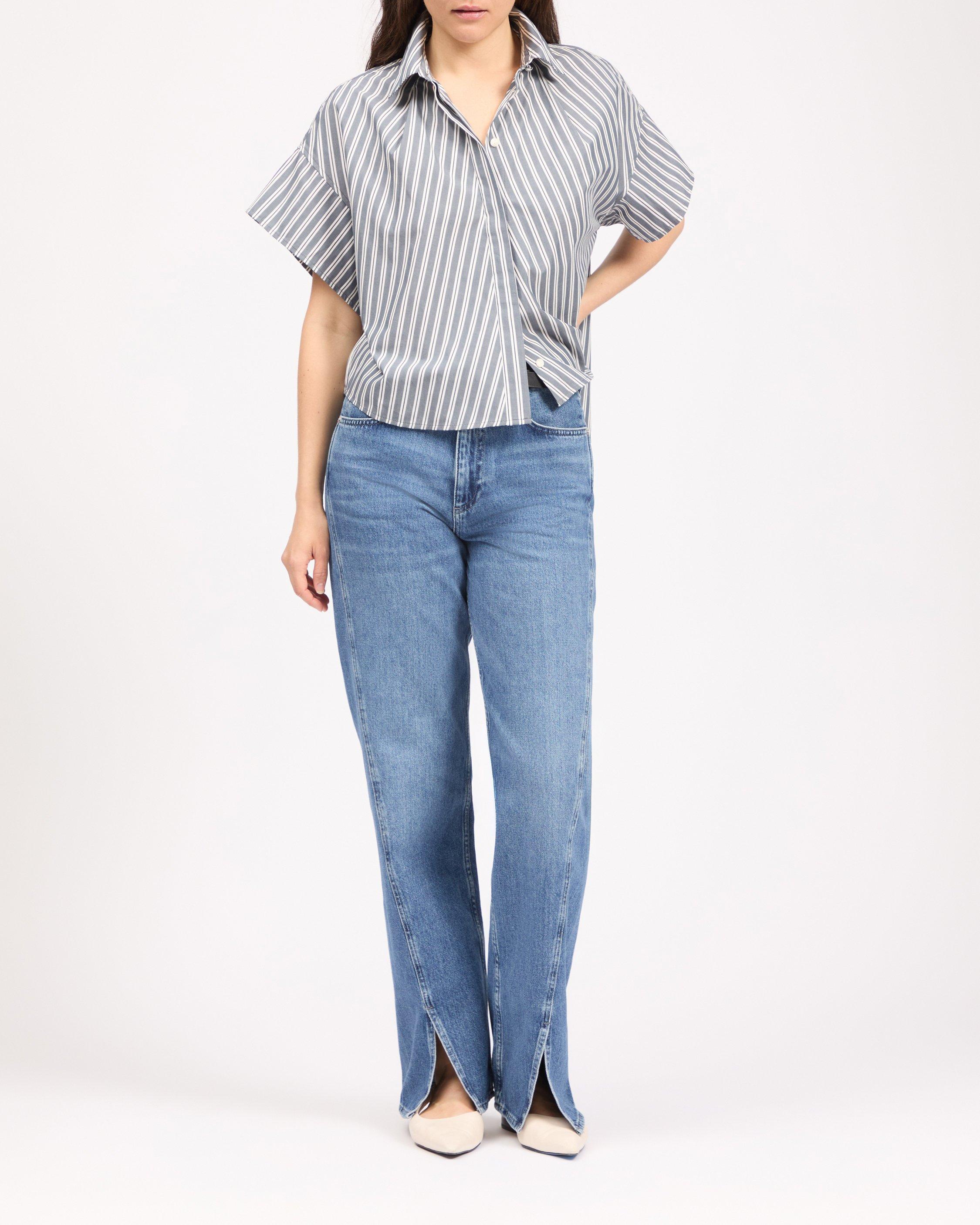 Maura Striped Poplin Shirt image number 2