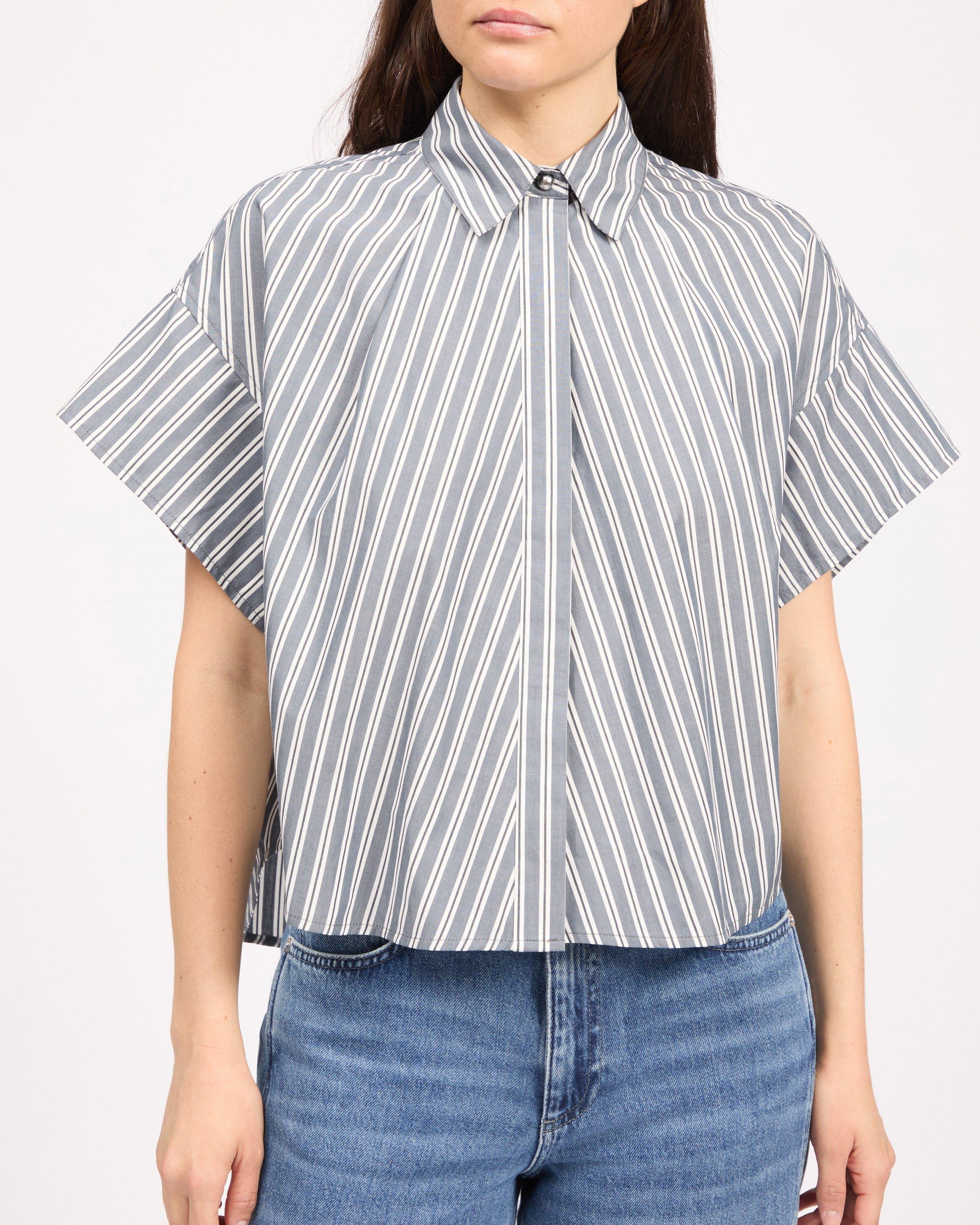 Maura Striped Poplin Shirt image number 1