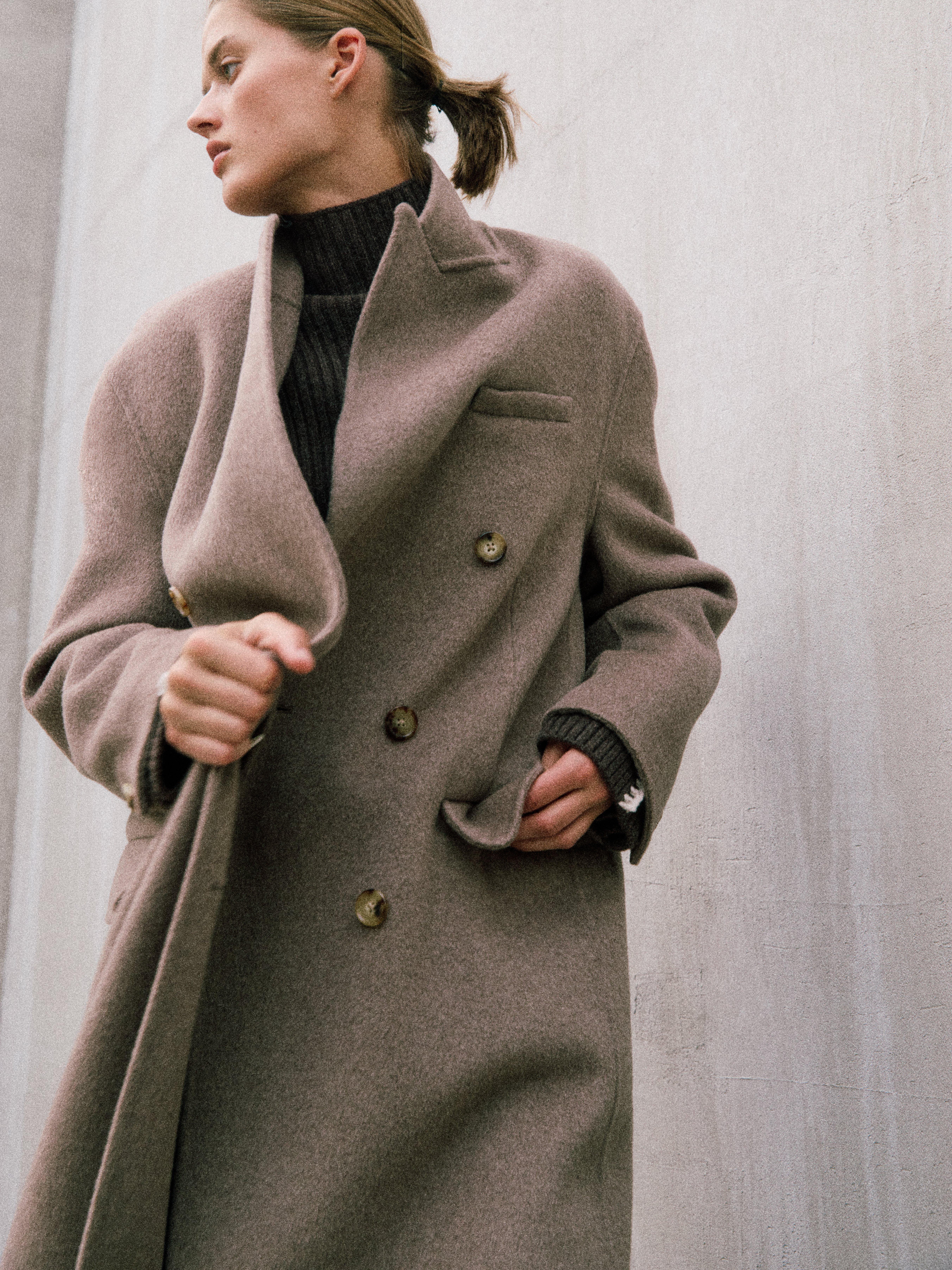 Vasso Wool Coat - Taupe | rag & bone