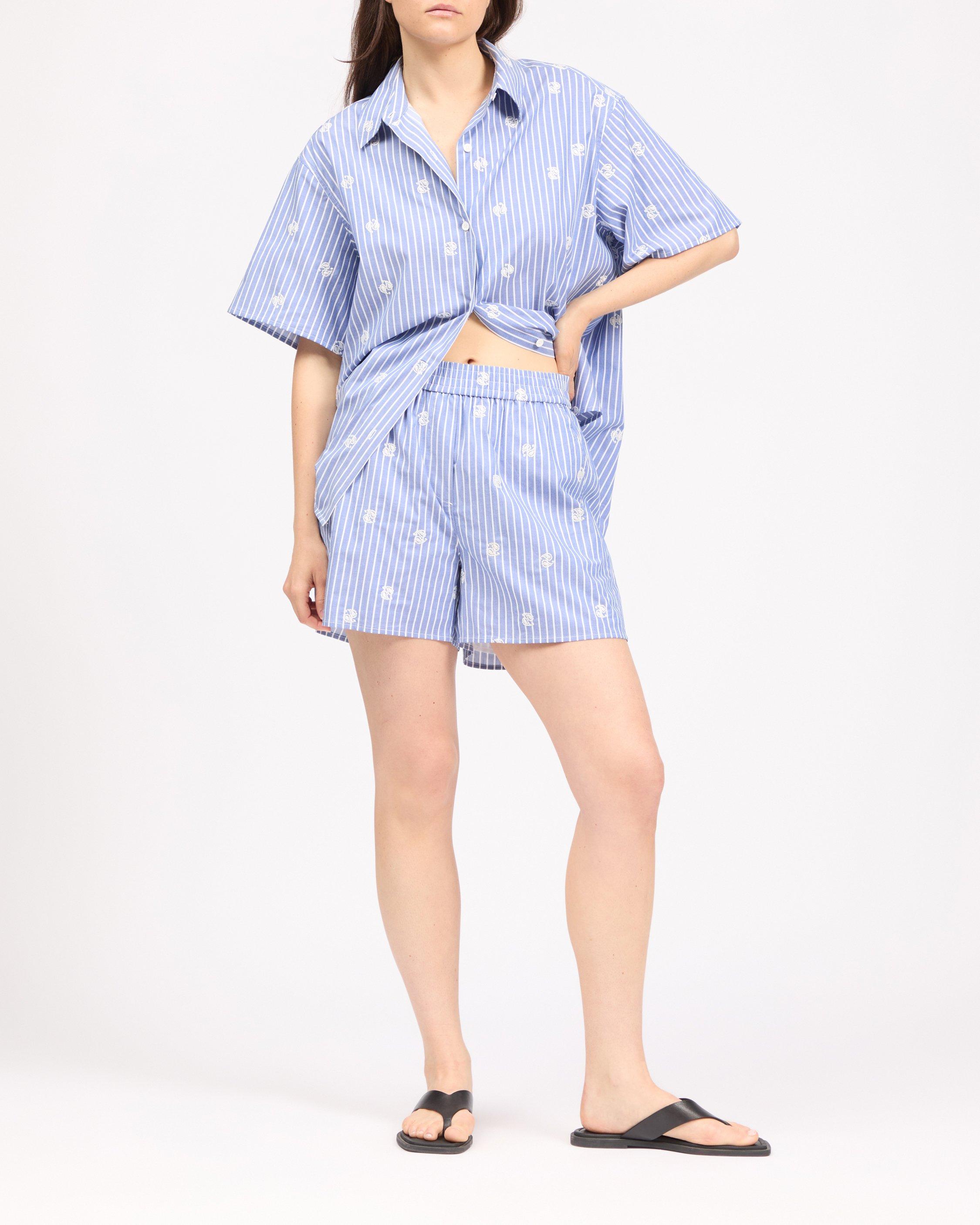 Ella Embroidered Poplin Short image number 1