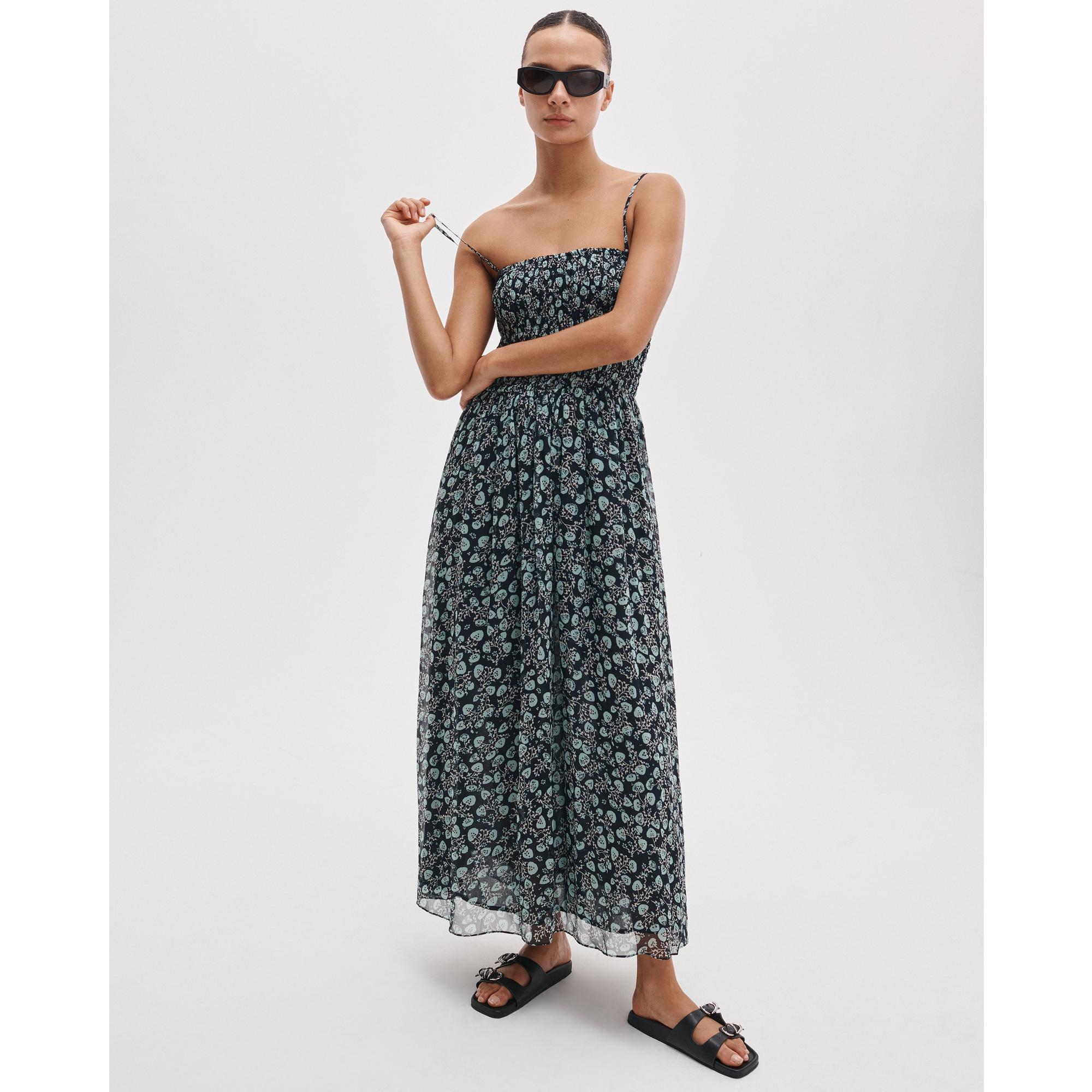 Hallie Strapless Floral Dress