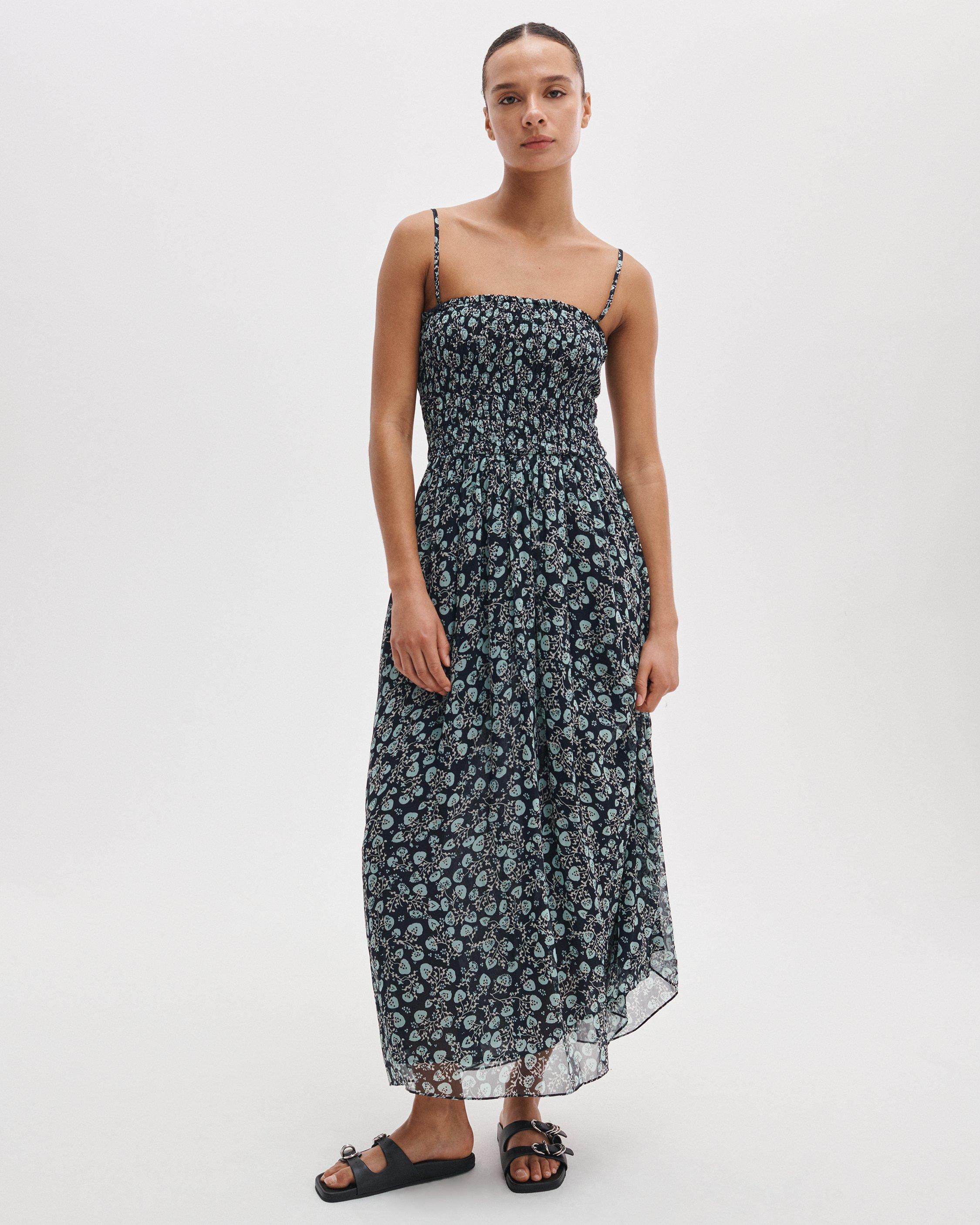 Hallie Strapless Floral Dress image number 3