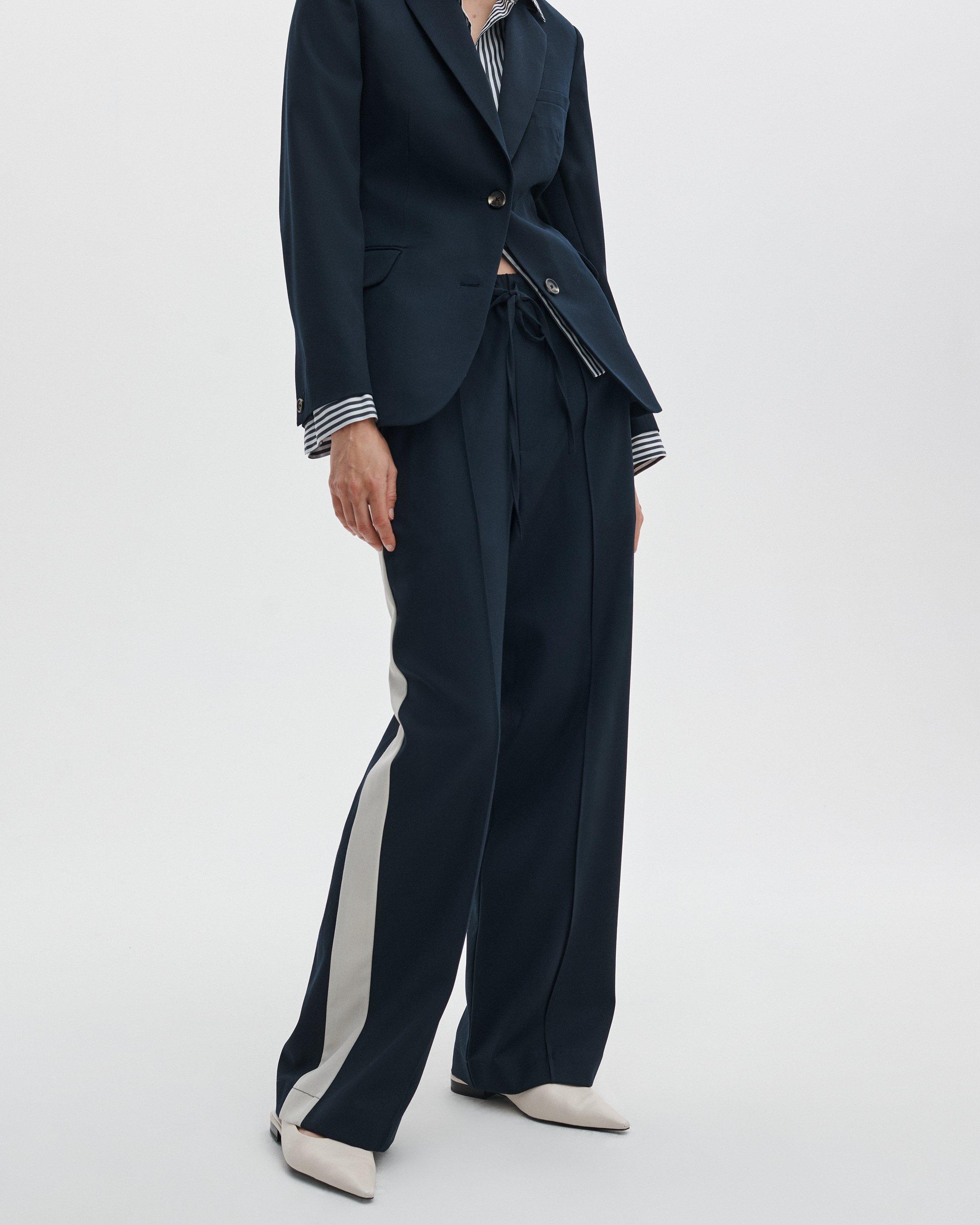 Siena Wool Side-Stripe Pants - image 3
