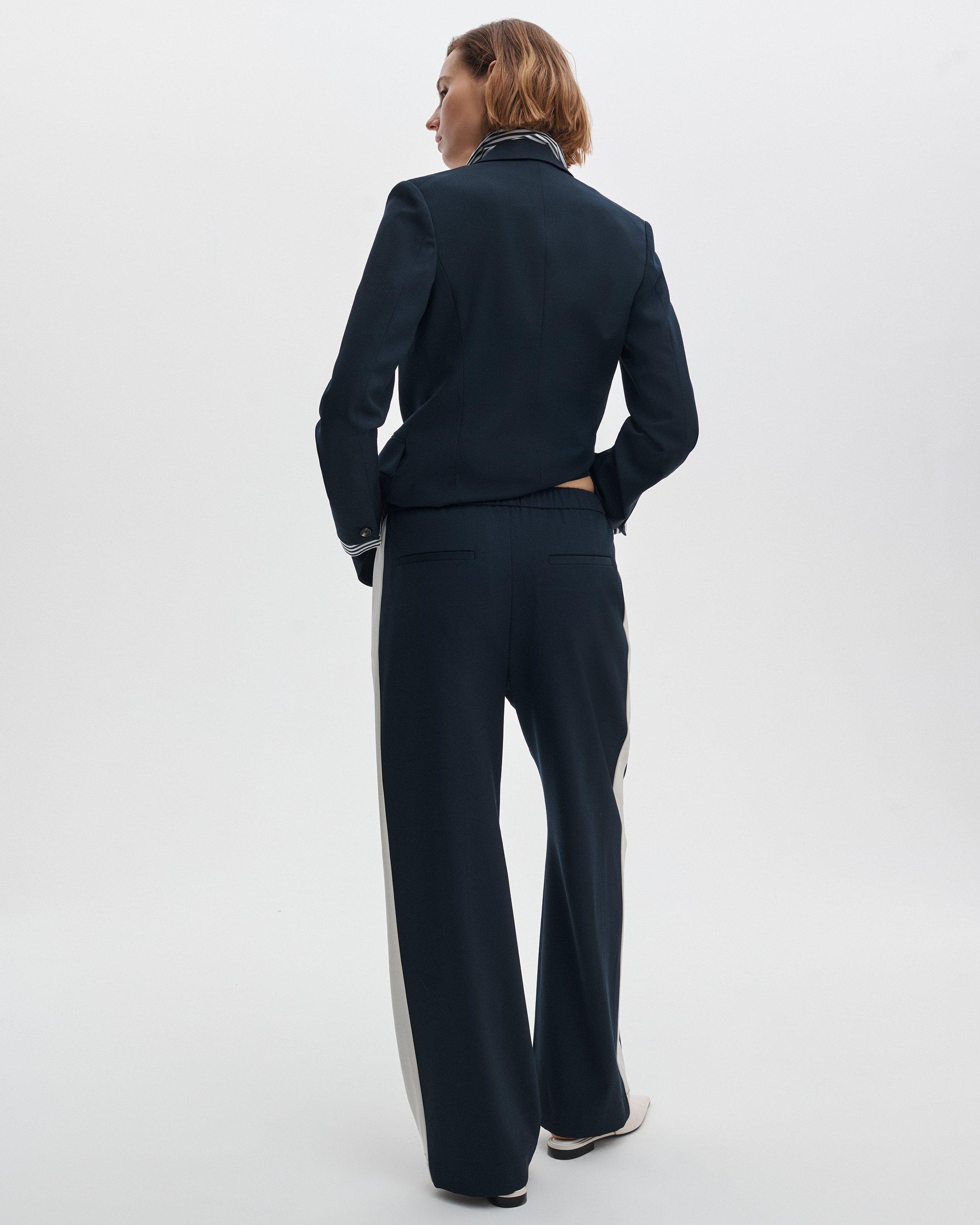 Siena Wool Side-Stripe Pants - image 5
