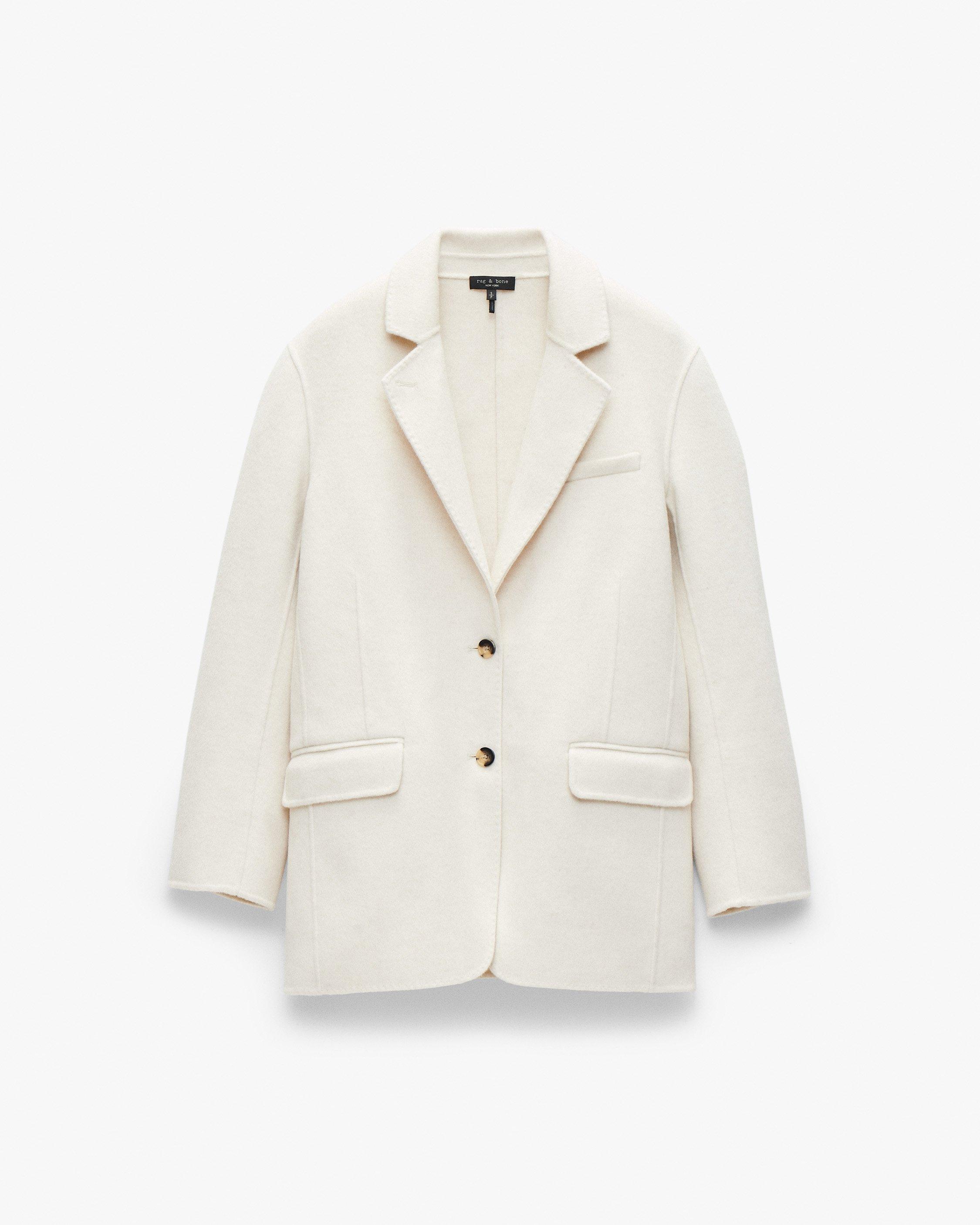 Zoe Double-Face Wool Blazer - image 2