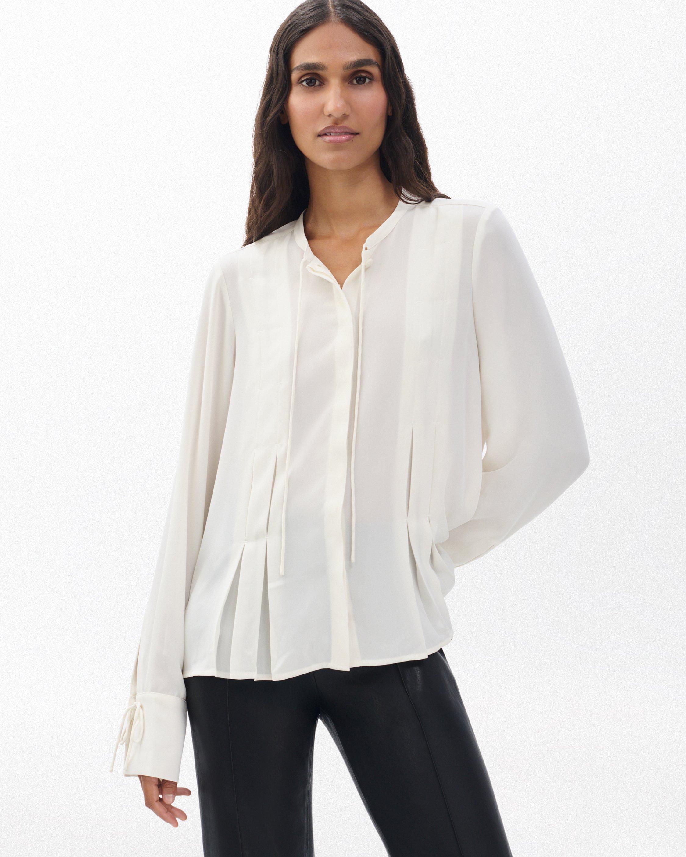 Arden Pleated Blouse image number 4