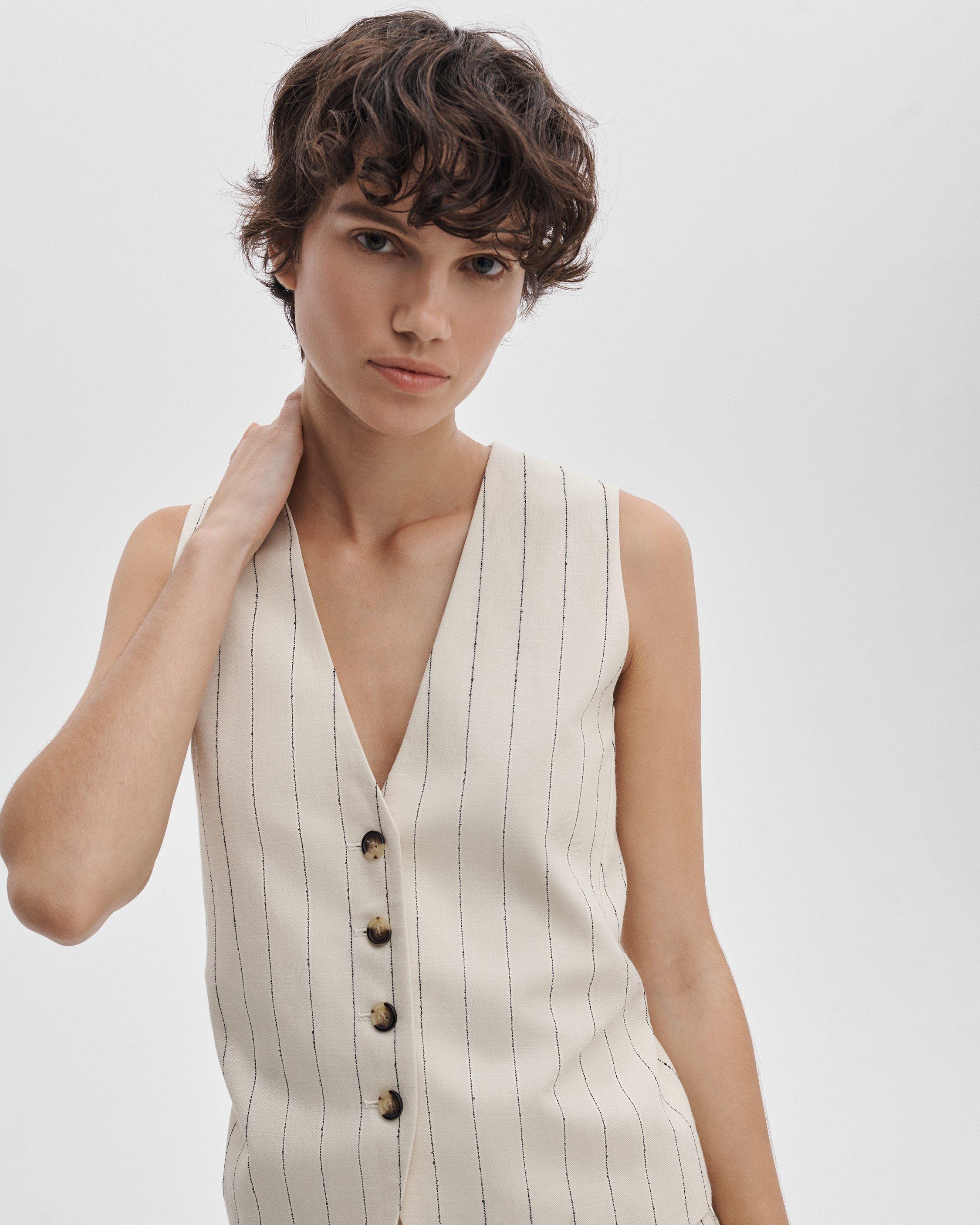 Paulette Striped Vest image number 1