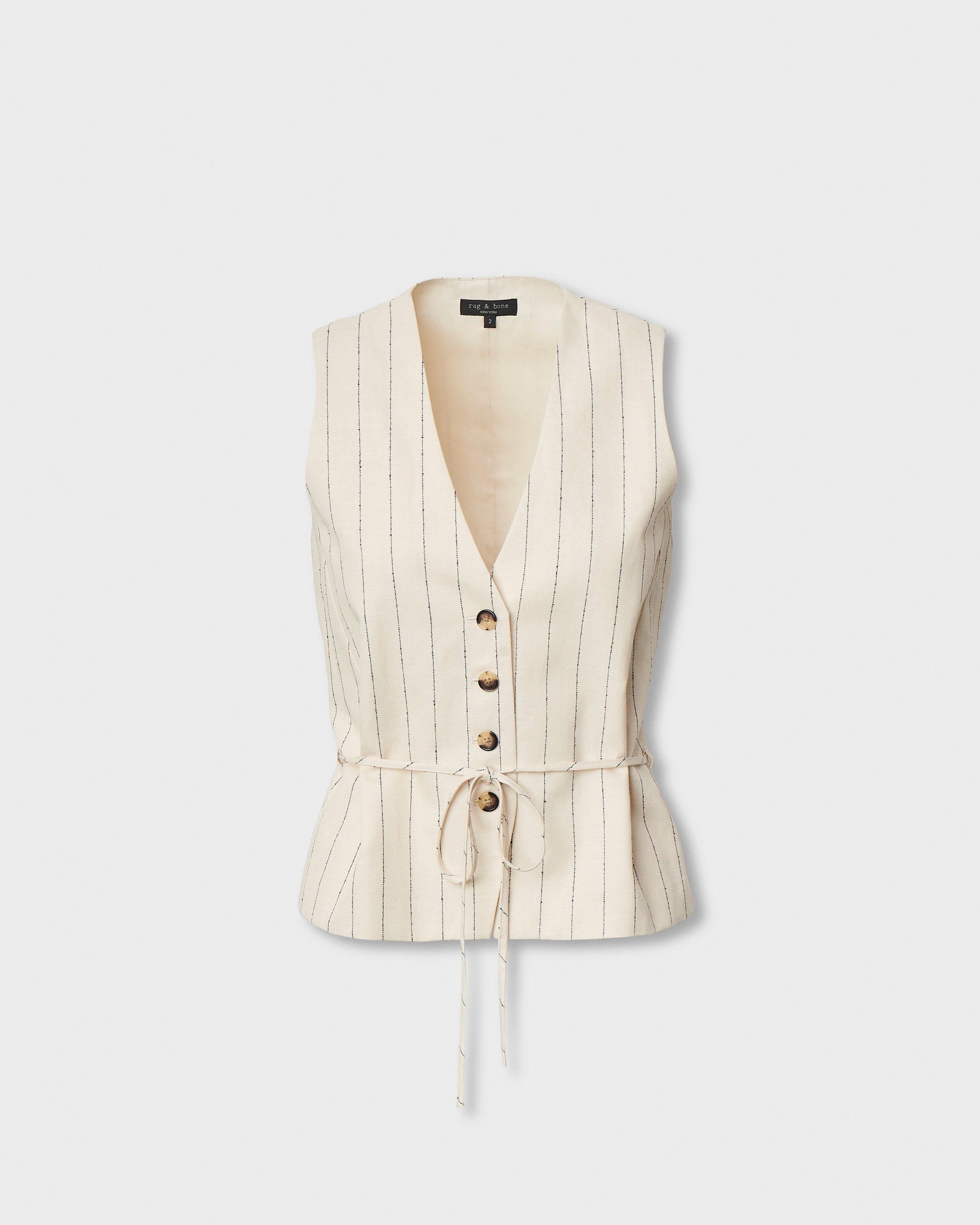 Paulette Striped Vest - image 2