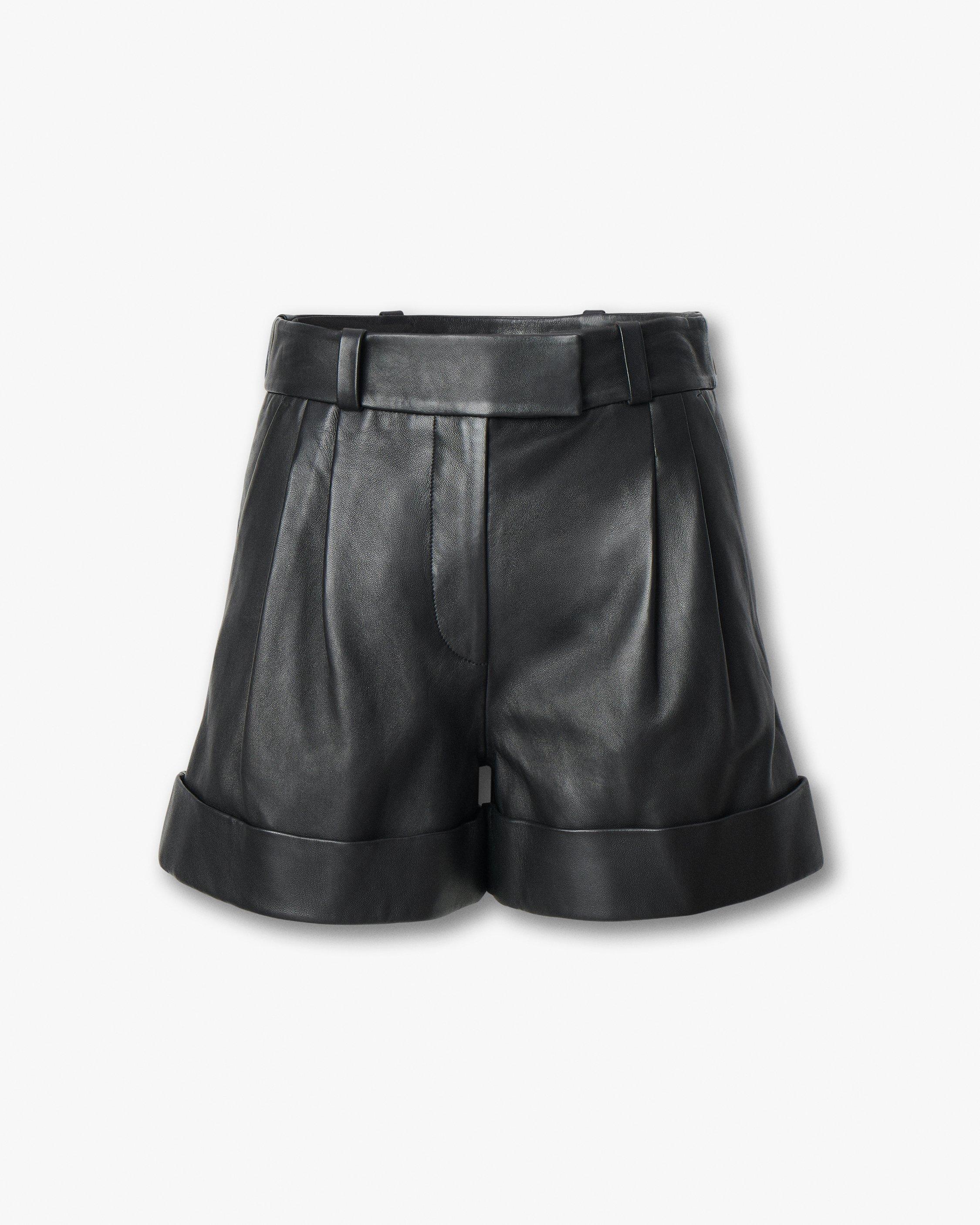 Neila Leather Shorts image number 2