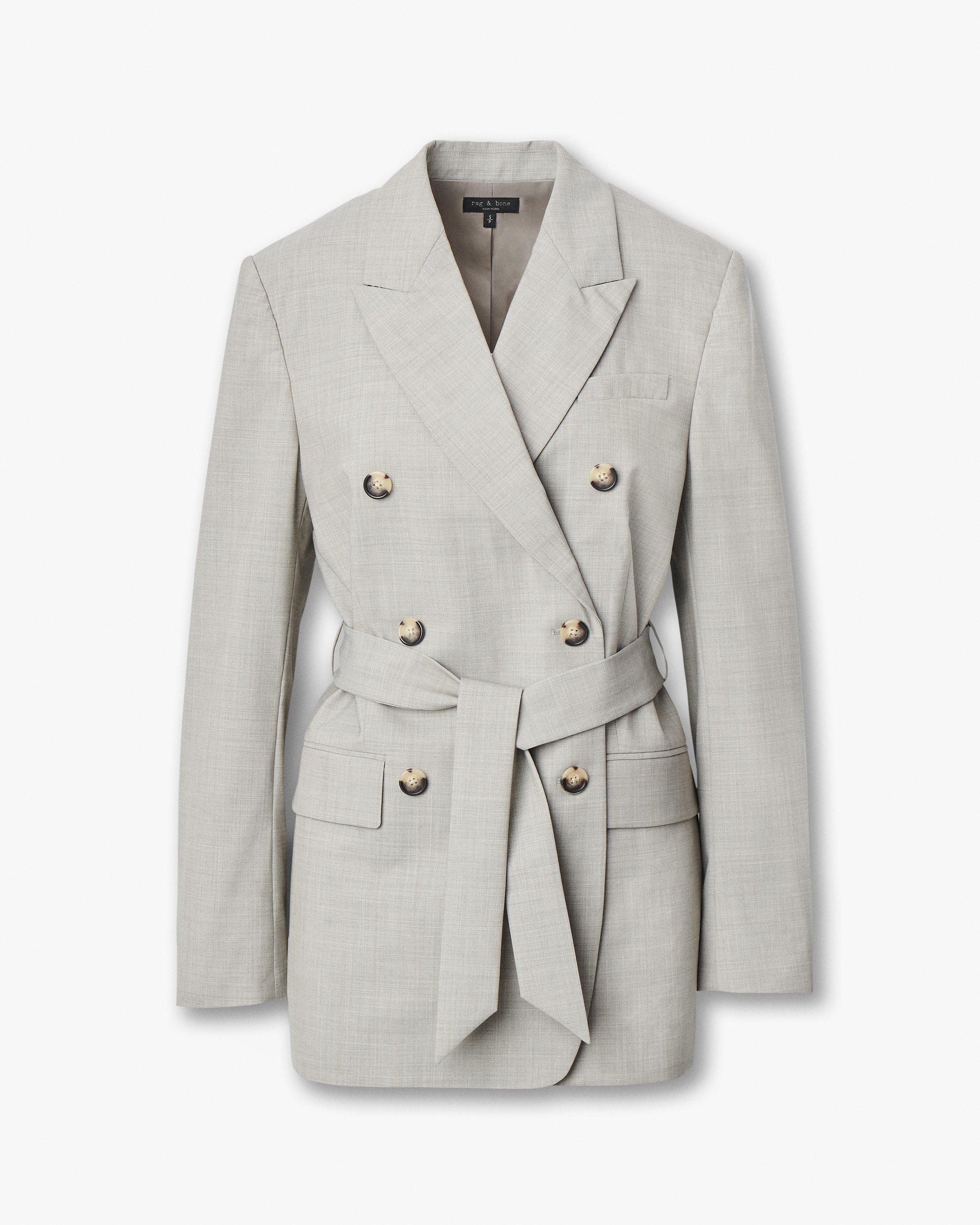 Virginia Italian Stretch Wool Blazer - image 2
