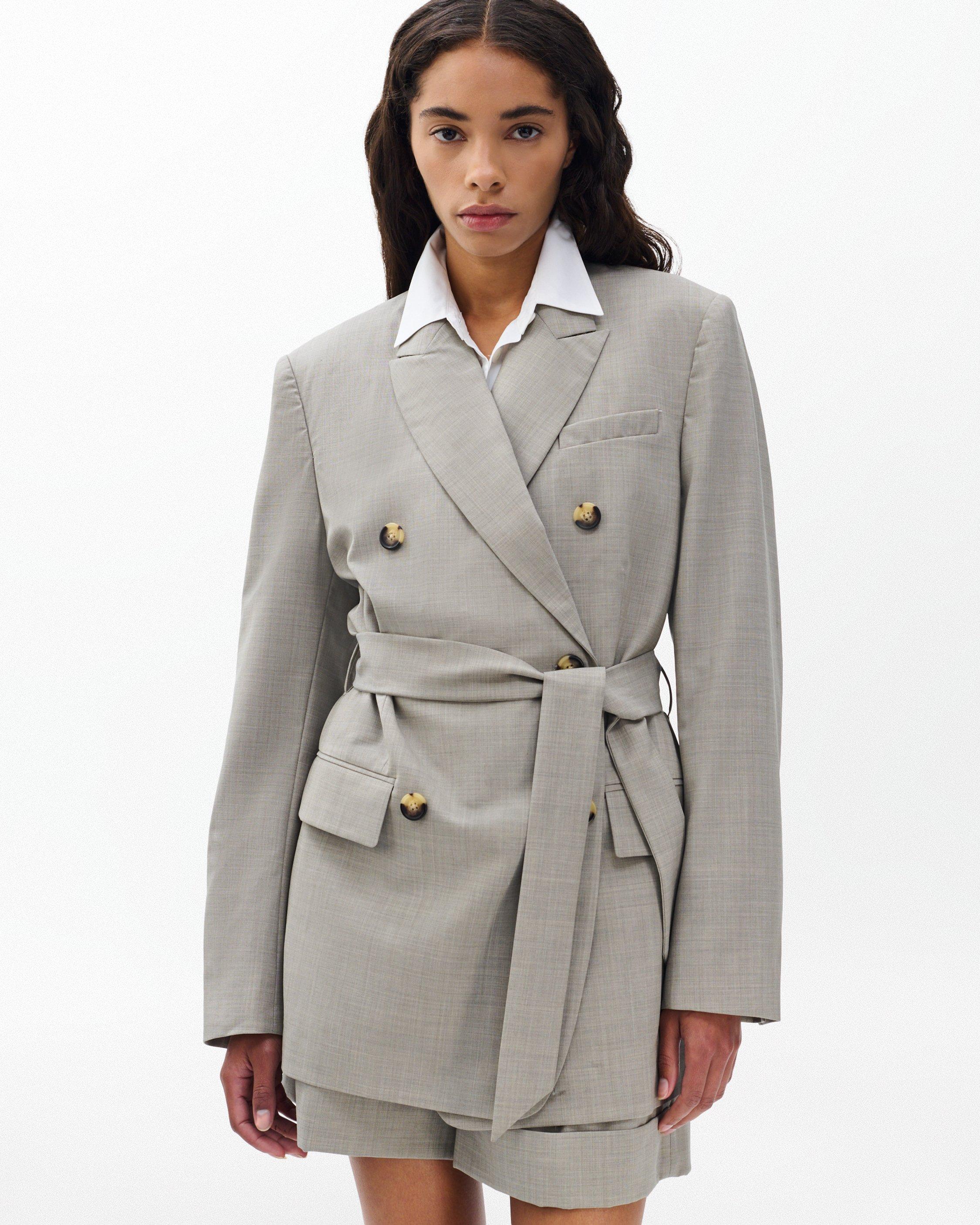 Virginia Italian Stretch Wool Blazer - image 4