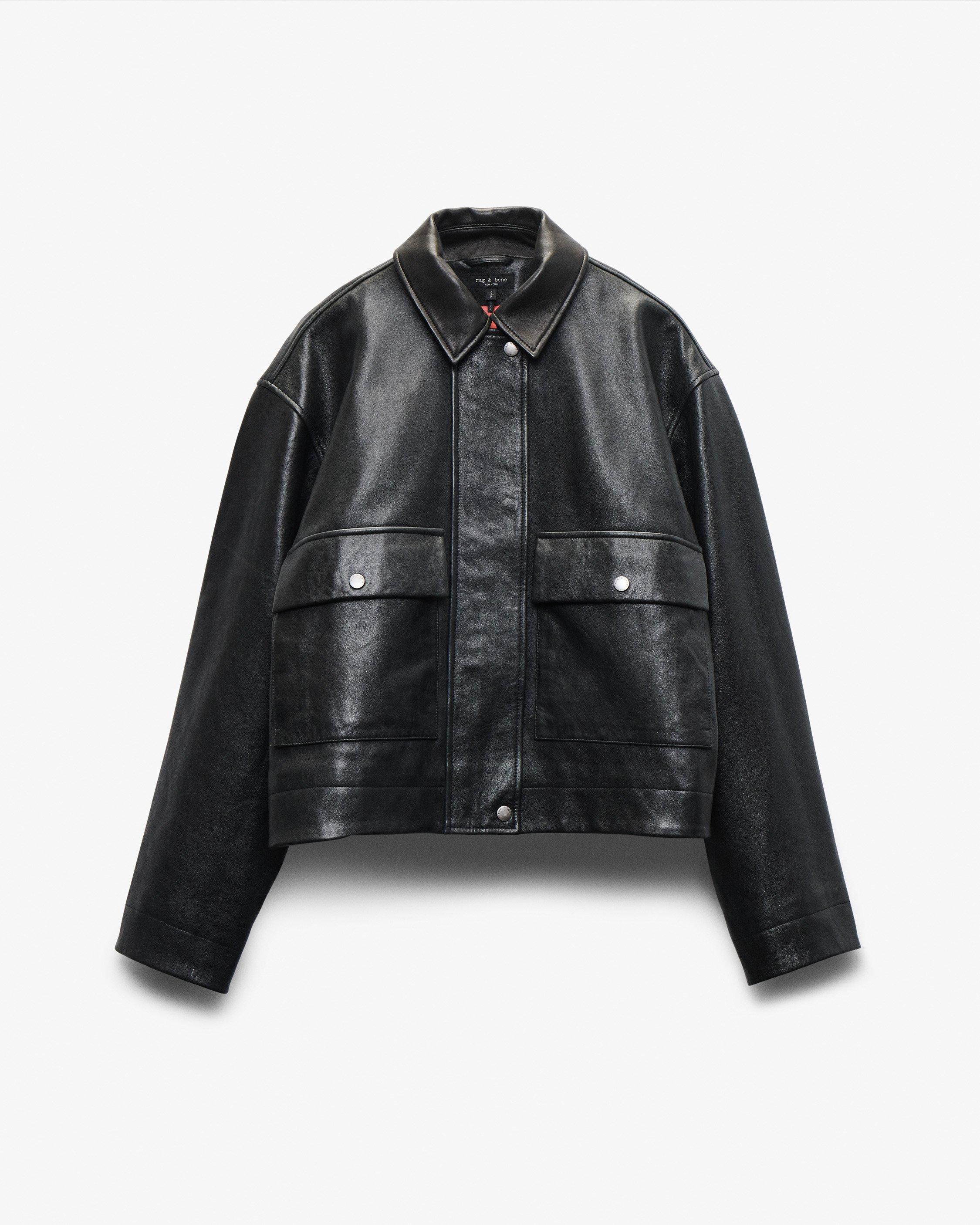 Nonie Lamb Leather Jacket image number 2