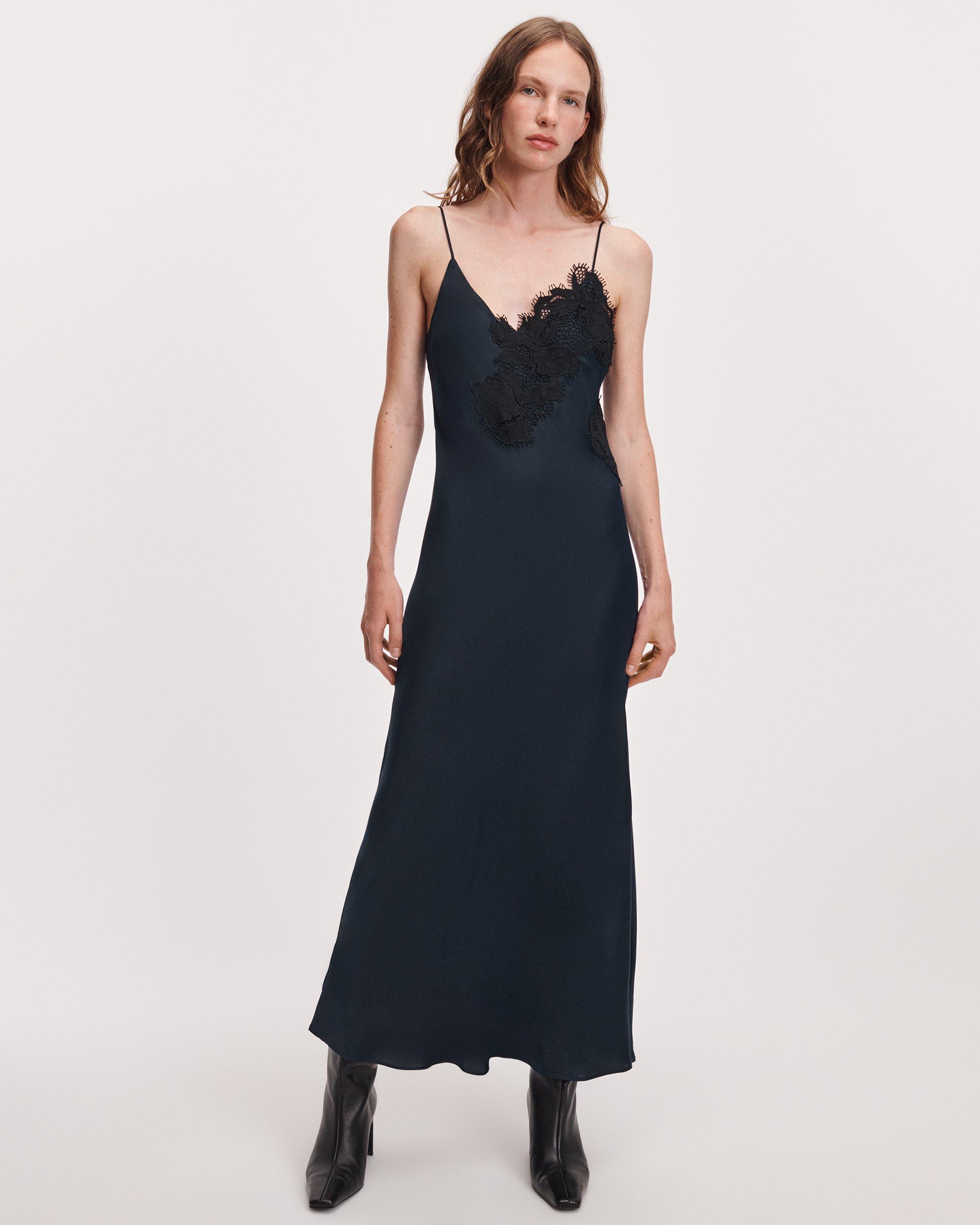 Ariana Satin Slip Dress image number 1