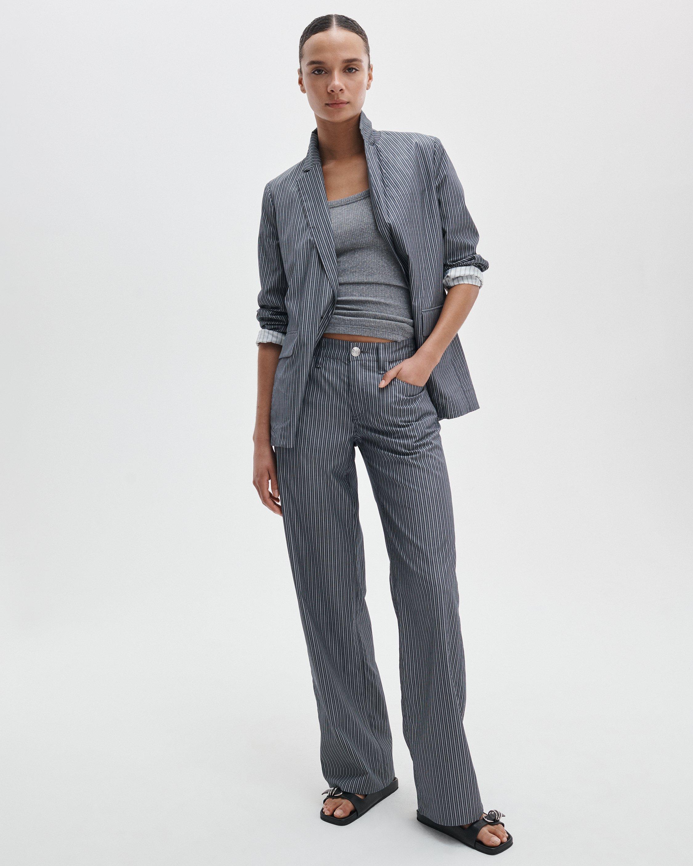 Cam Striped Poplin Pant image number 1
