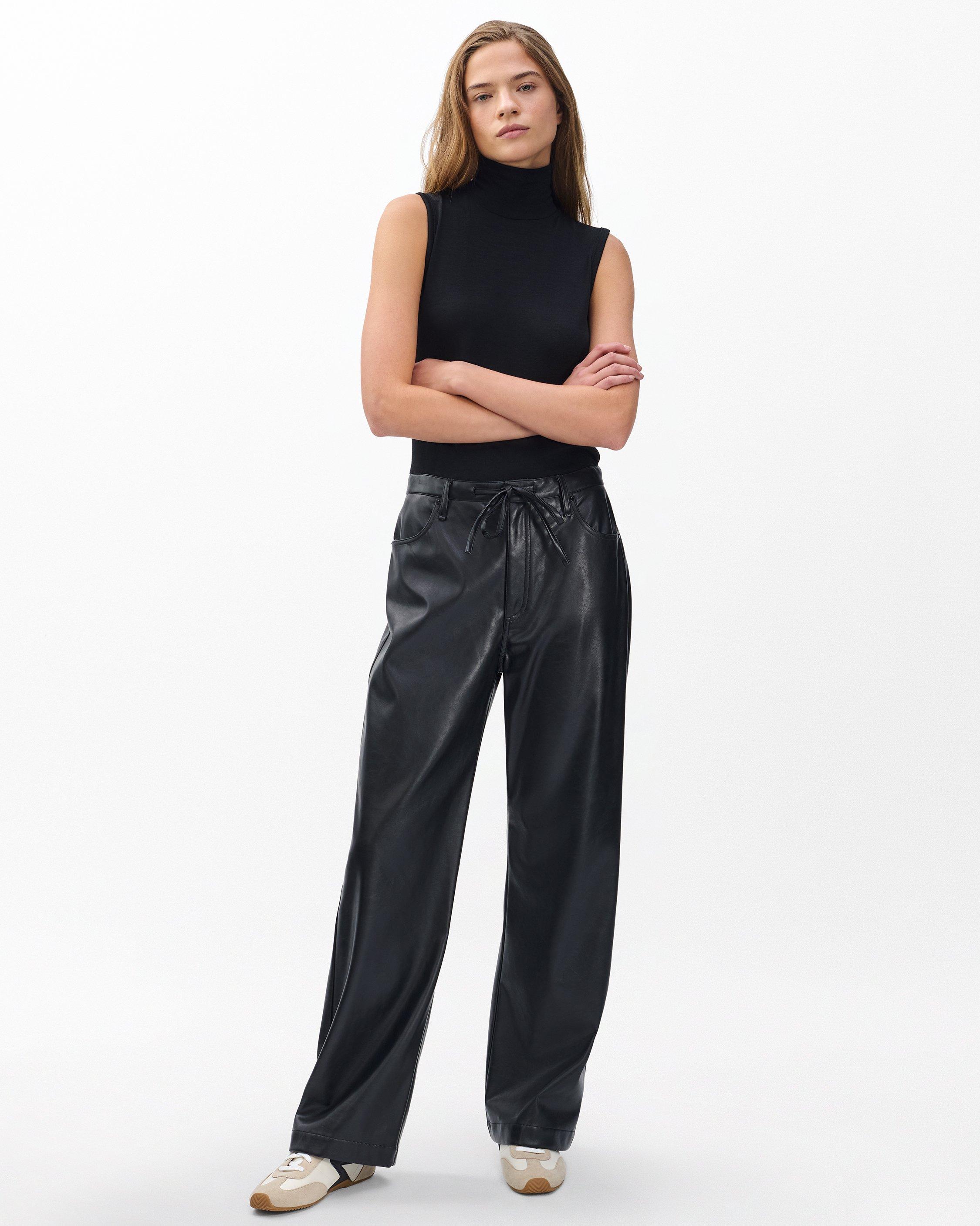 Phoebe Faux Leather Pants image number 3