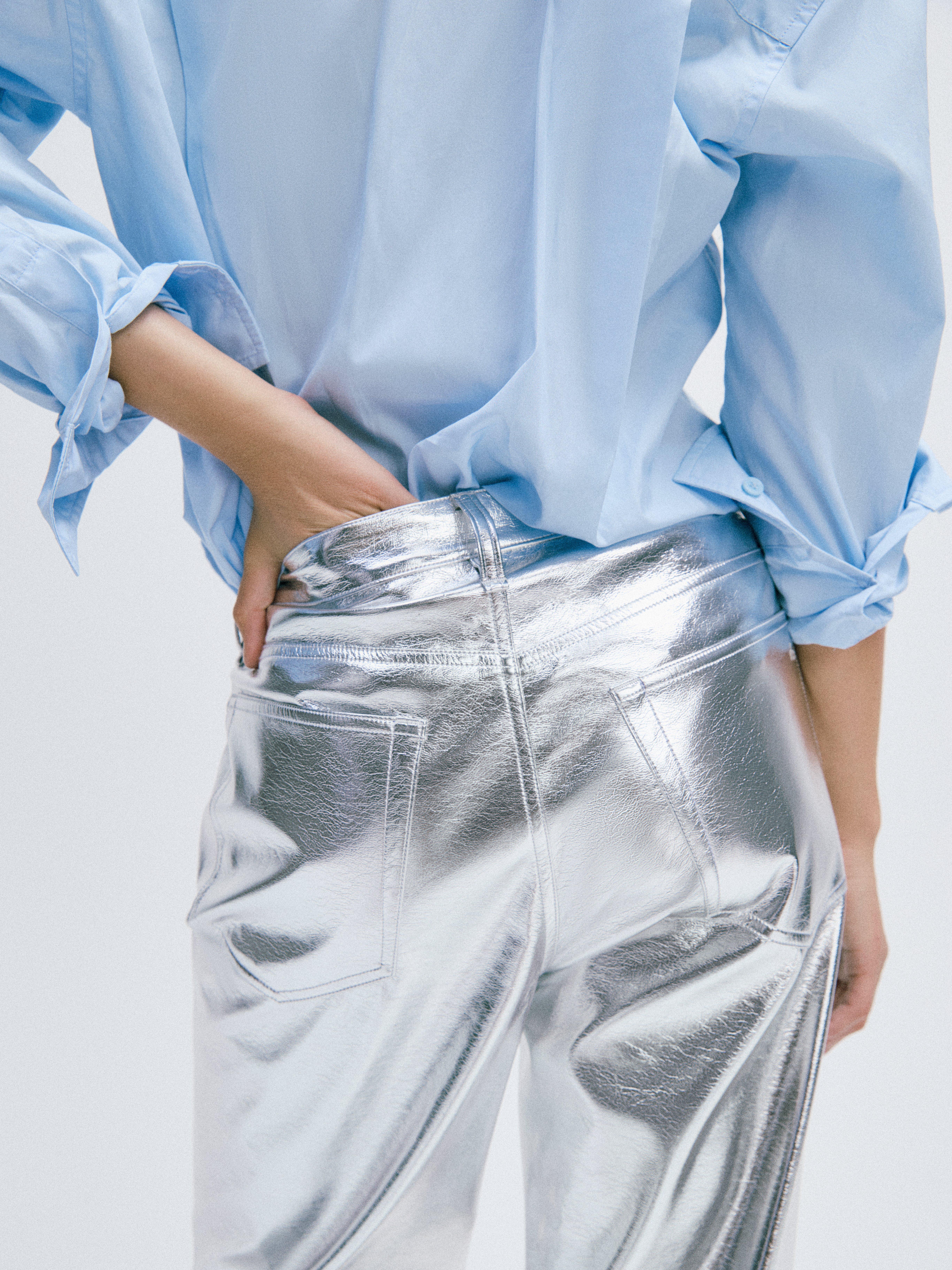 Logan Faux Leather Pants image number 8