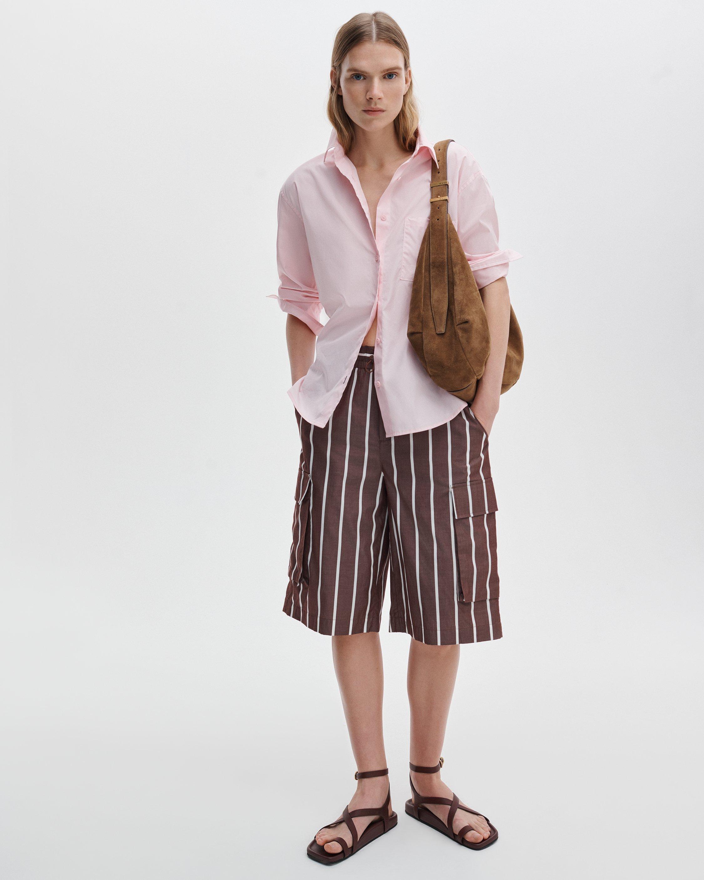 Victoria Striped Shorts image number 1