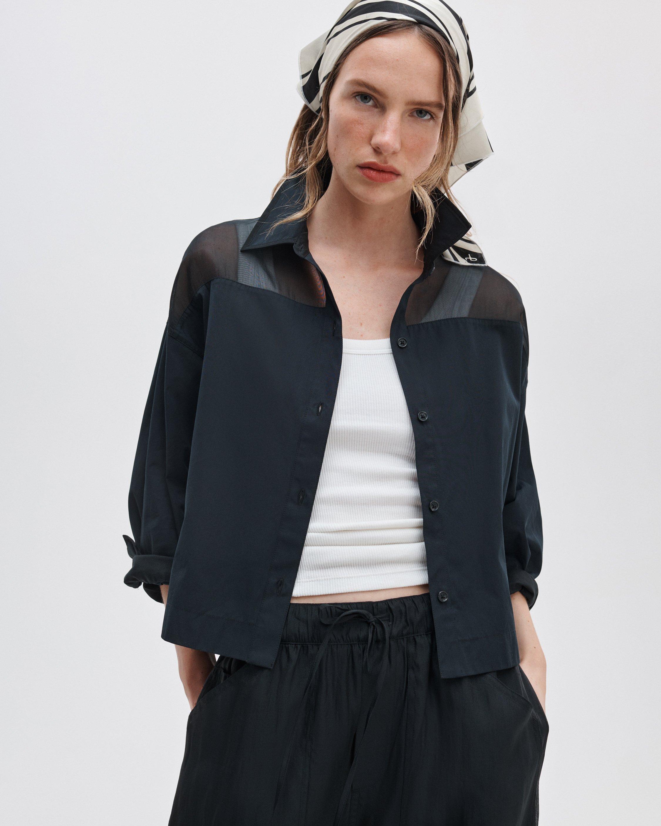 Elly Poplin-Organza Shirt image number 1
