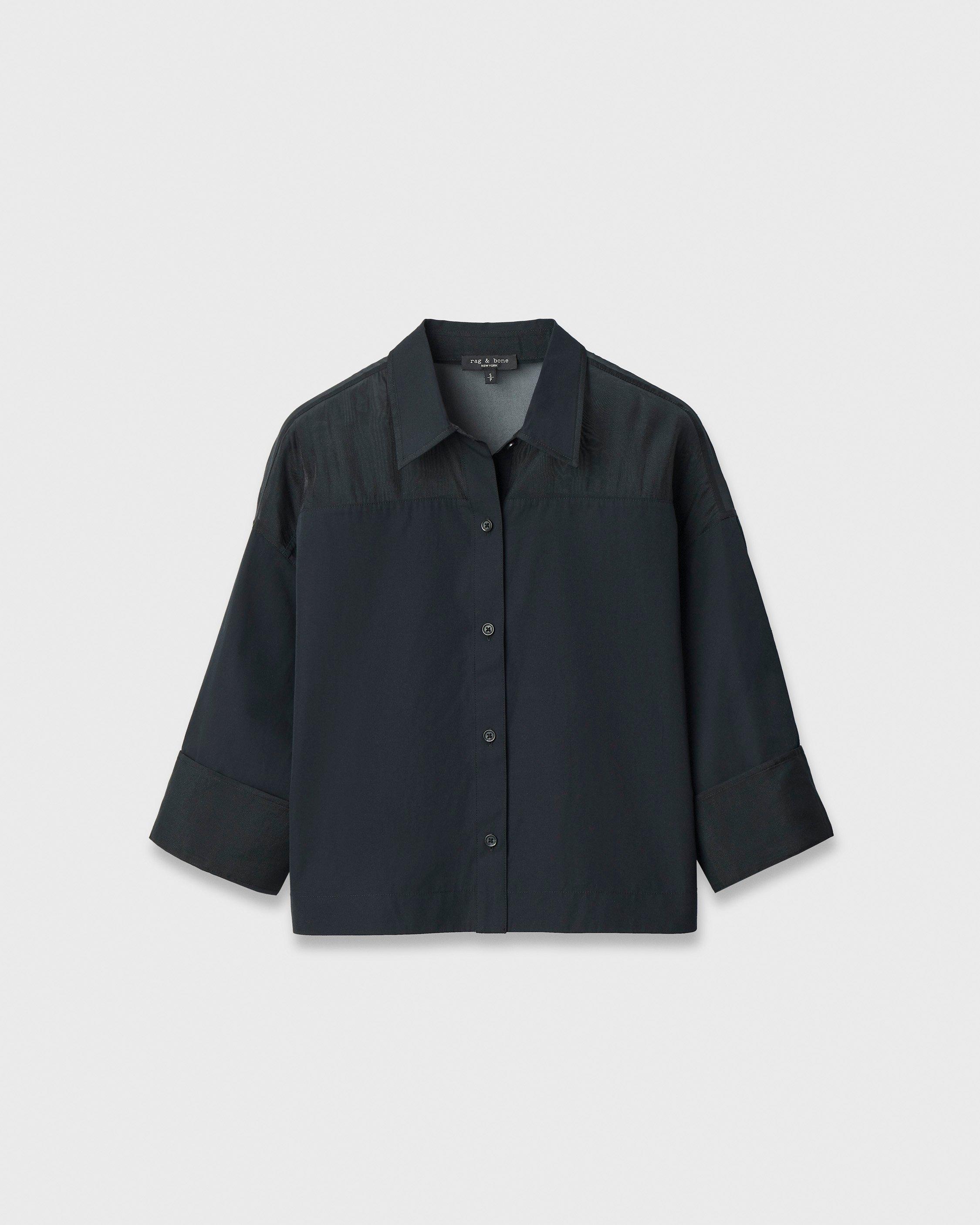 Elly Poplin-Organza Shirt image number 2