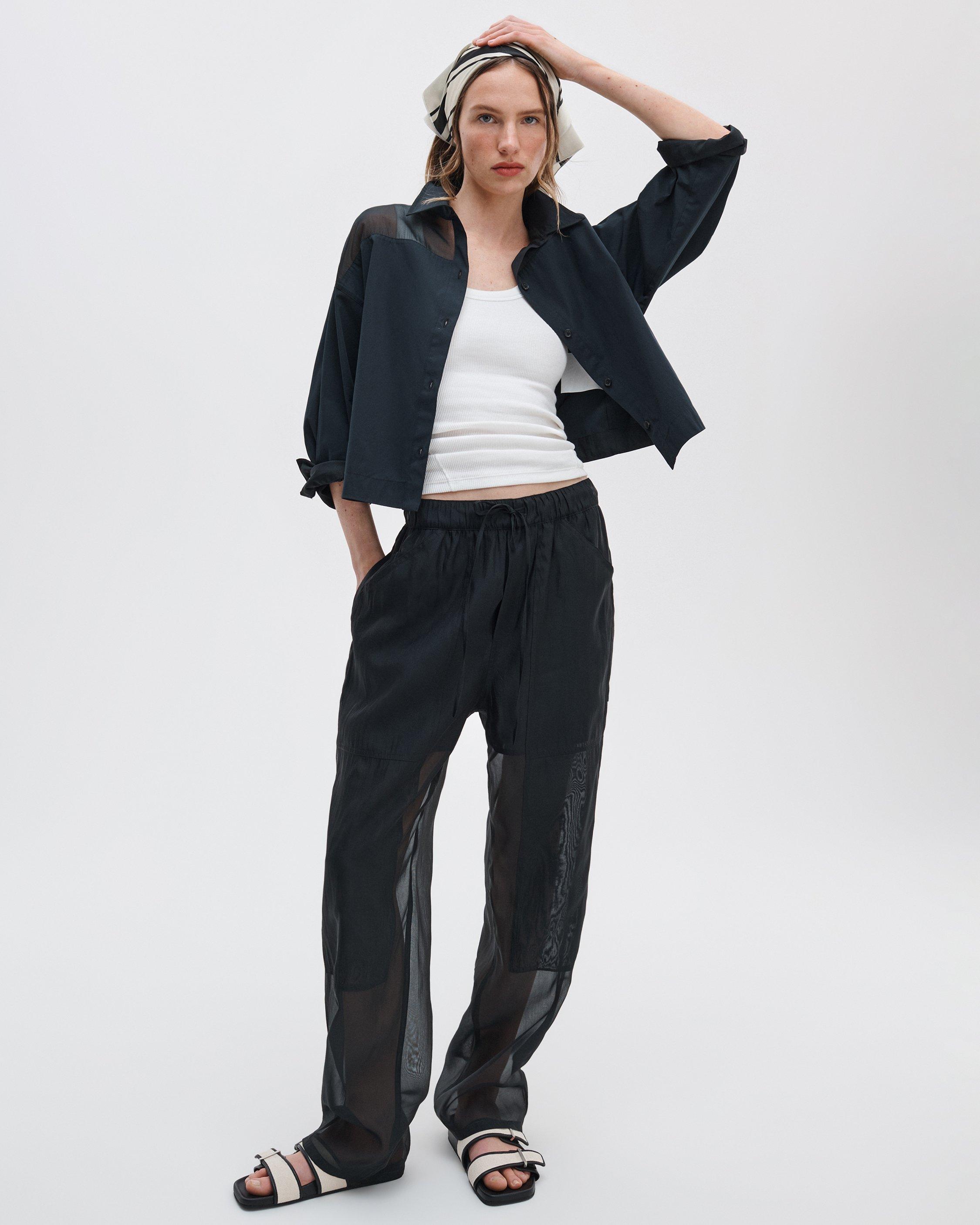 Elly Poplin-Organza Shirt image number 3