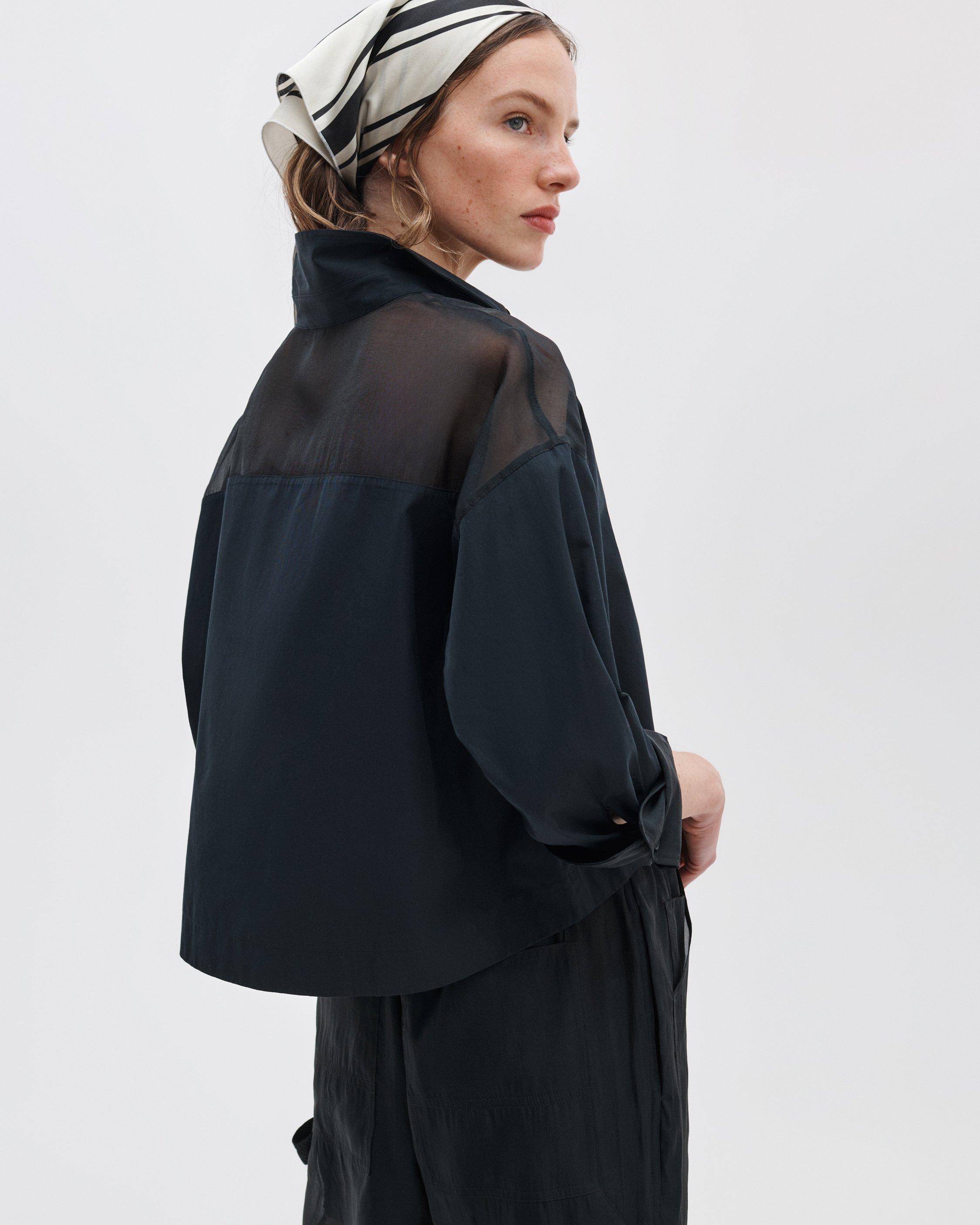 Elly Poplin-Organza Shirt image number 5