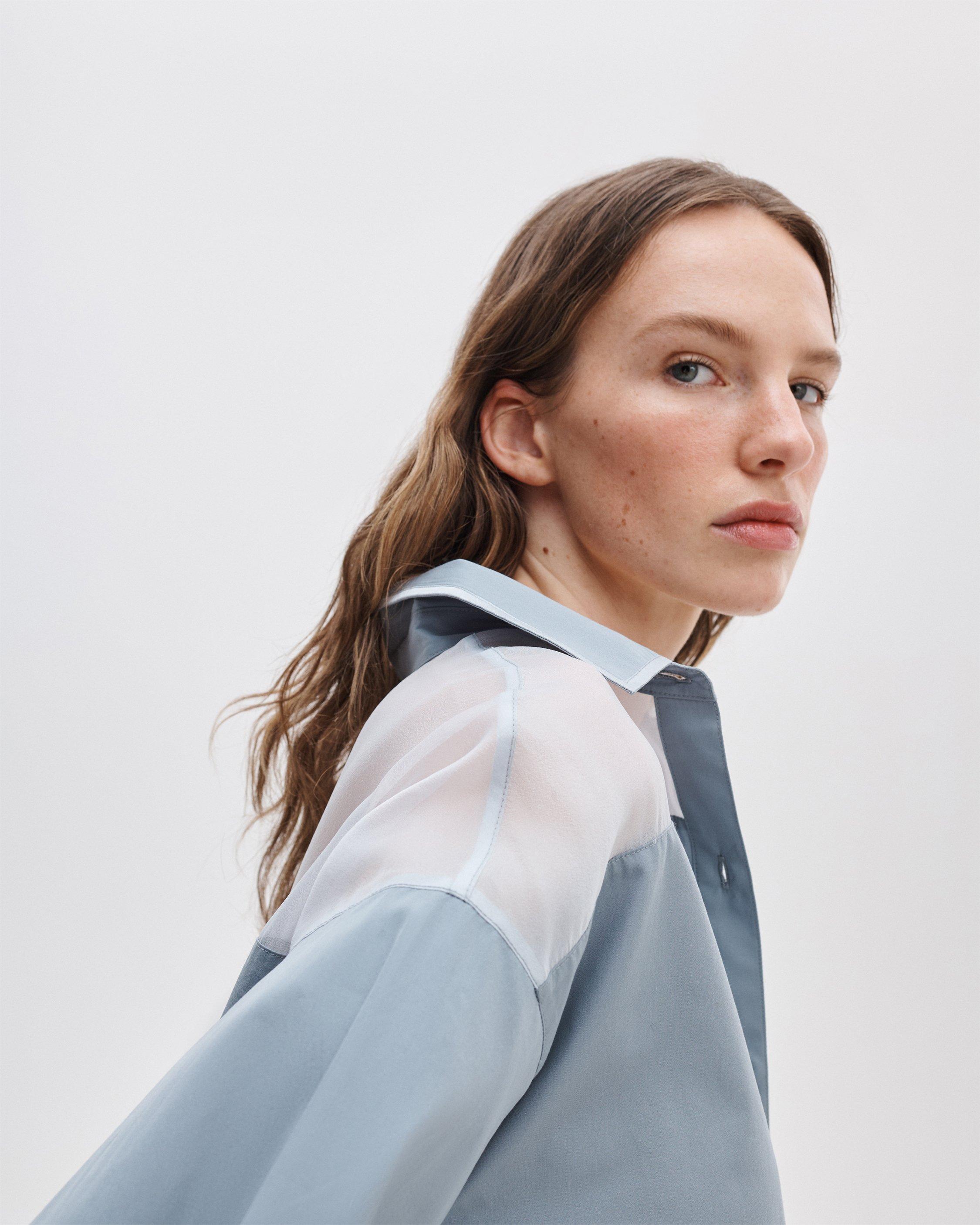 Elly Poplin-Organza Shirt image number 4