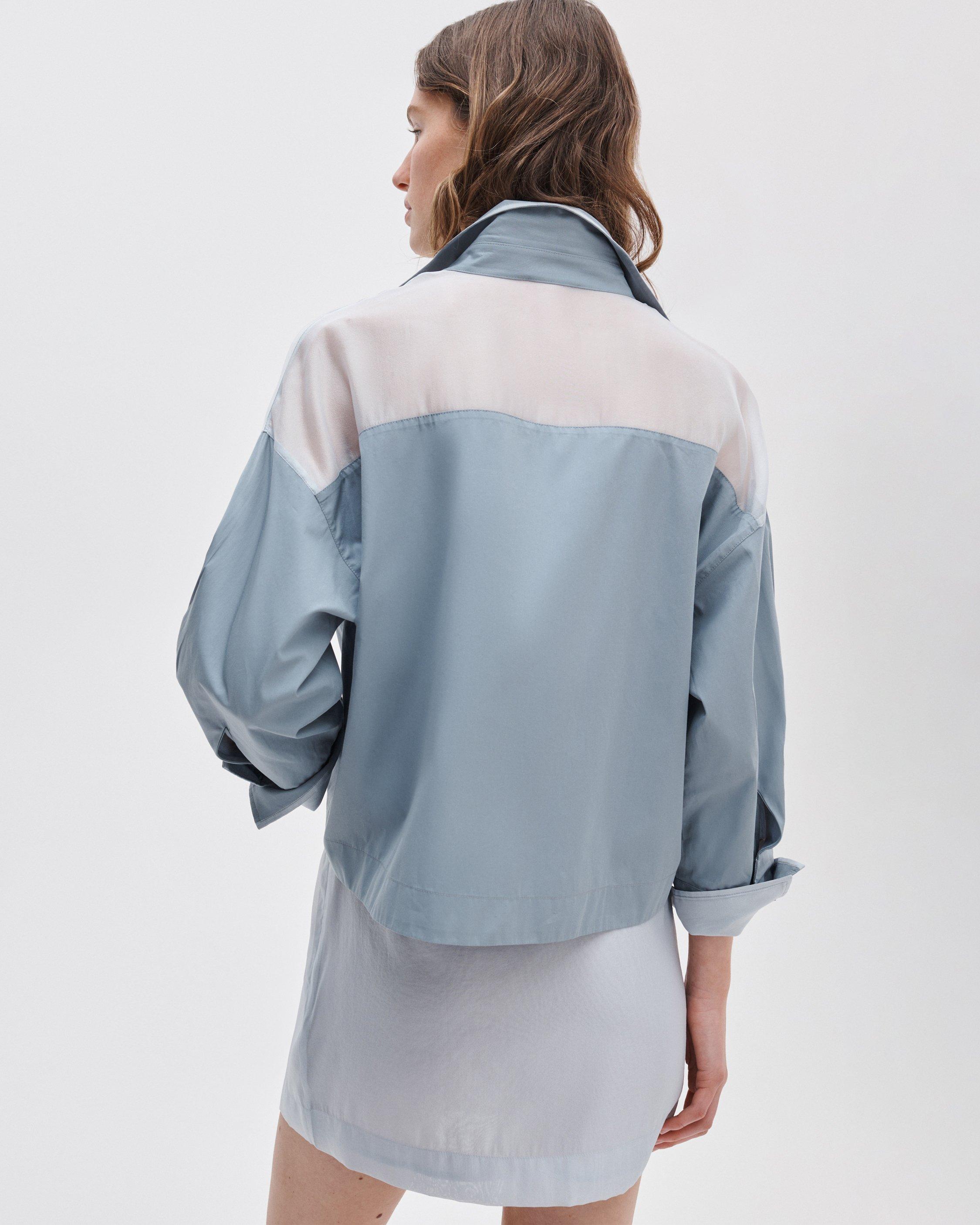 Elly Poplin-Organza Shirt image number 5