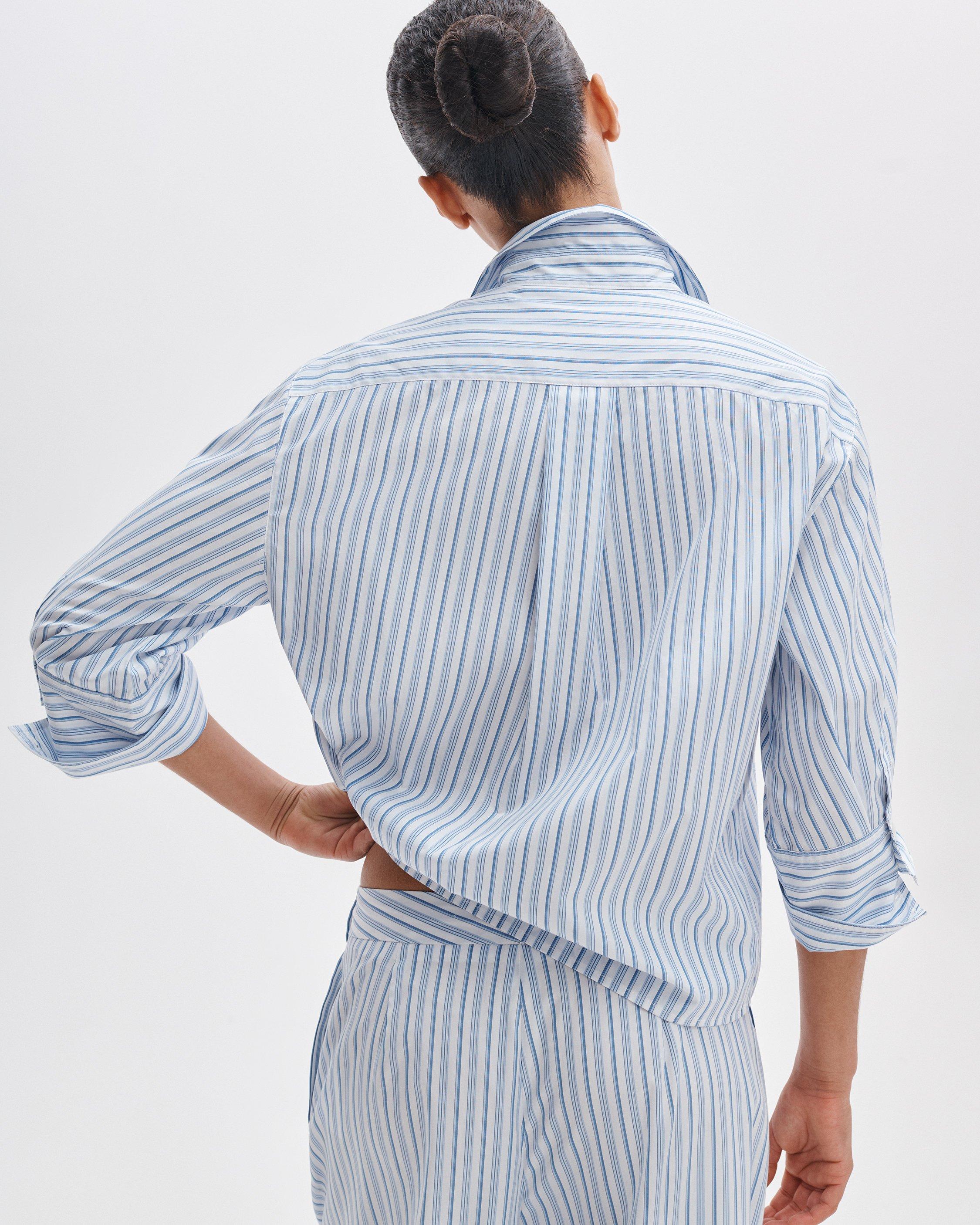 Lucia Striped Poplin Shirt - image 5