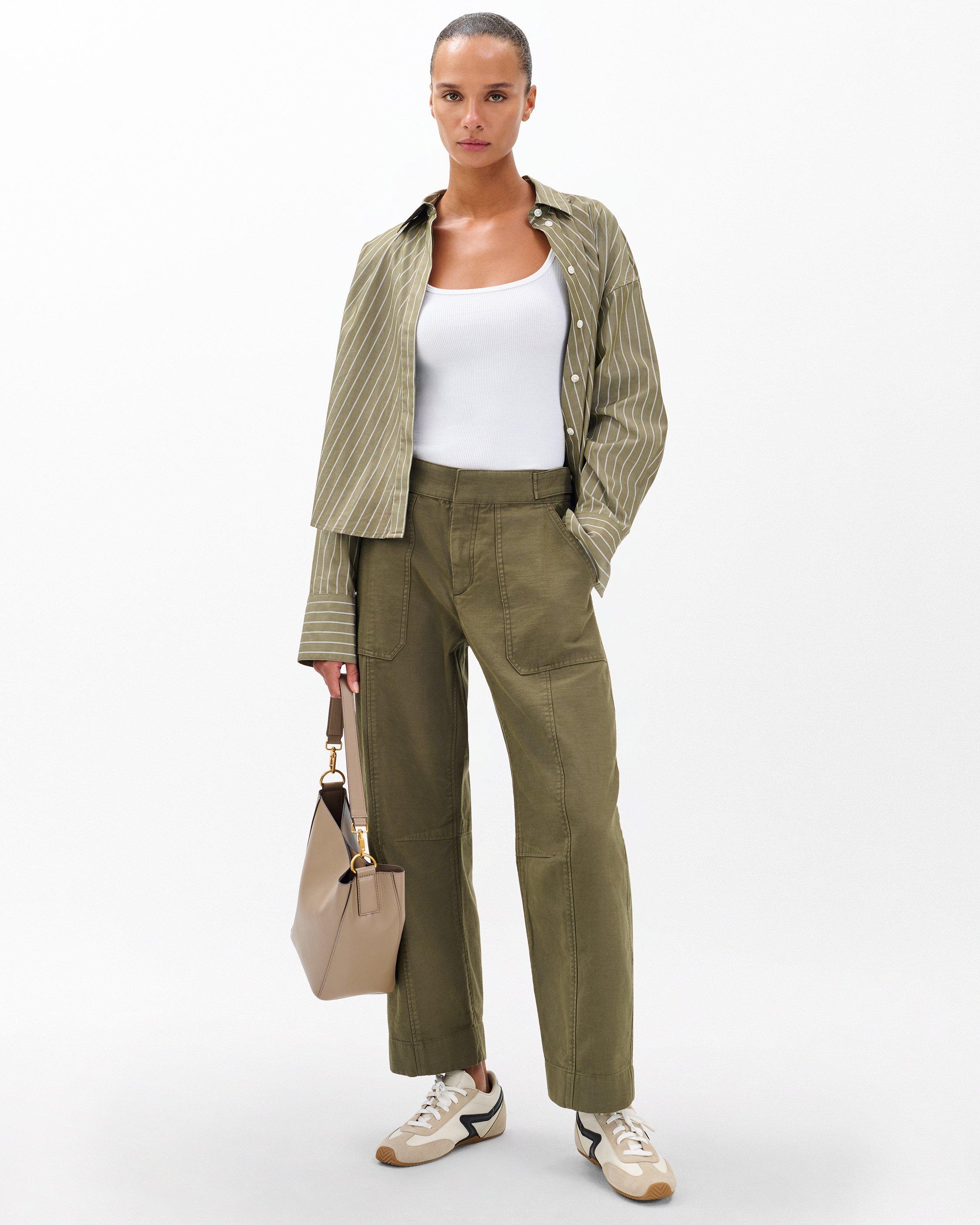 Anita Cropped Cotton Pants image number 1