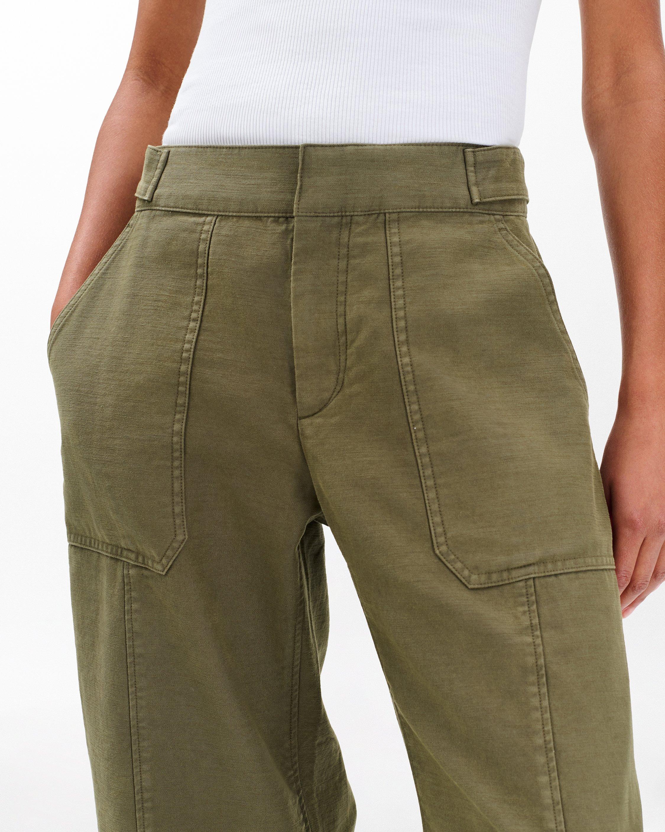Anita Cropped Cotton Pants image number 6