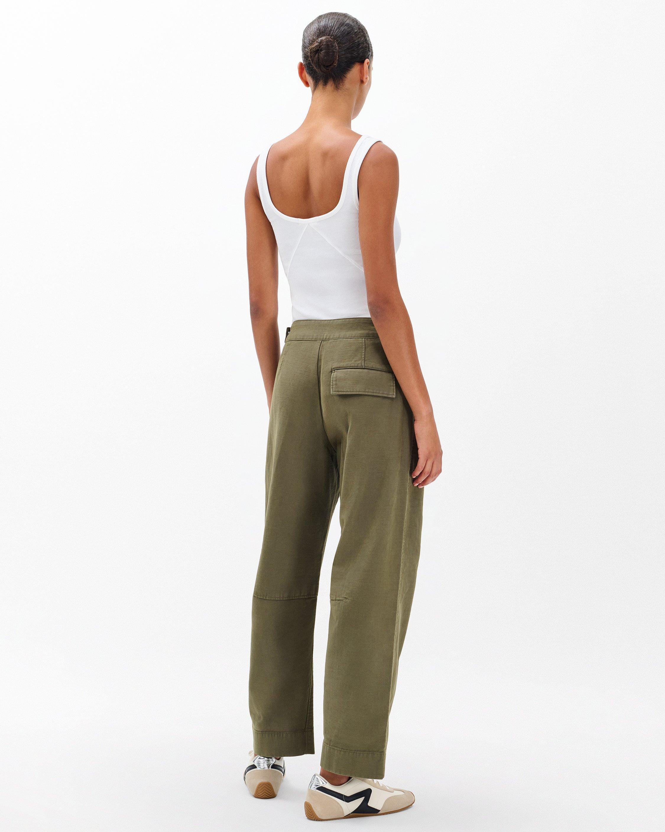 Anita Cropped Cotton Pants image number 7