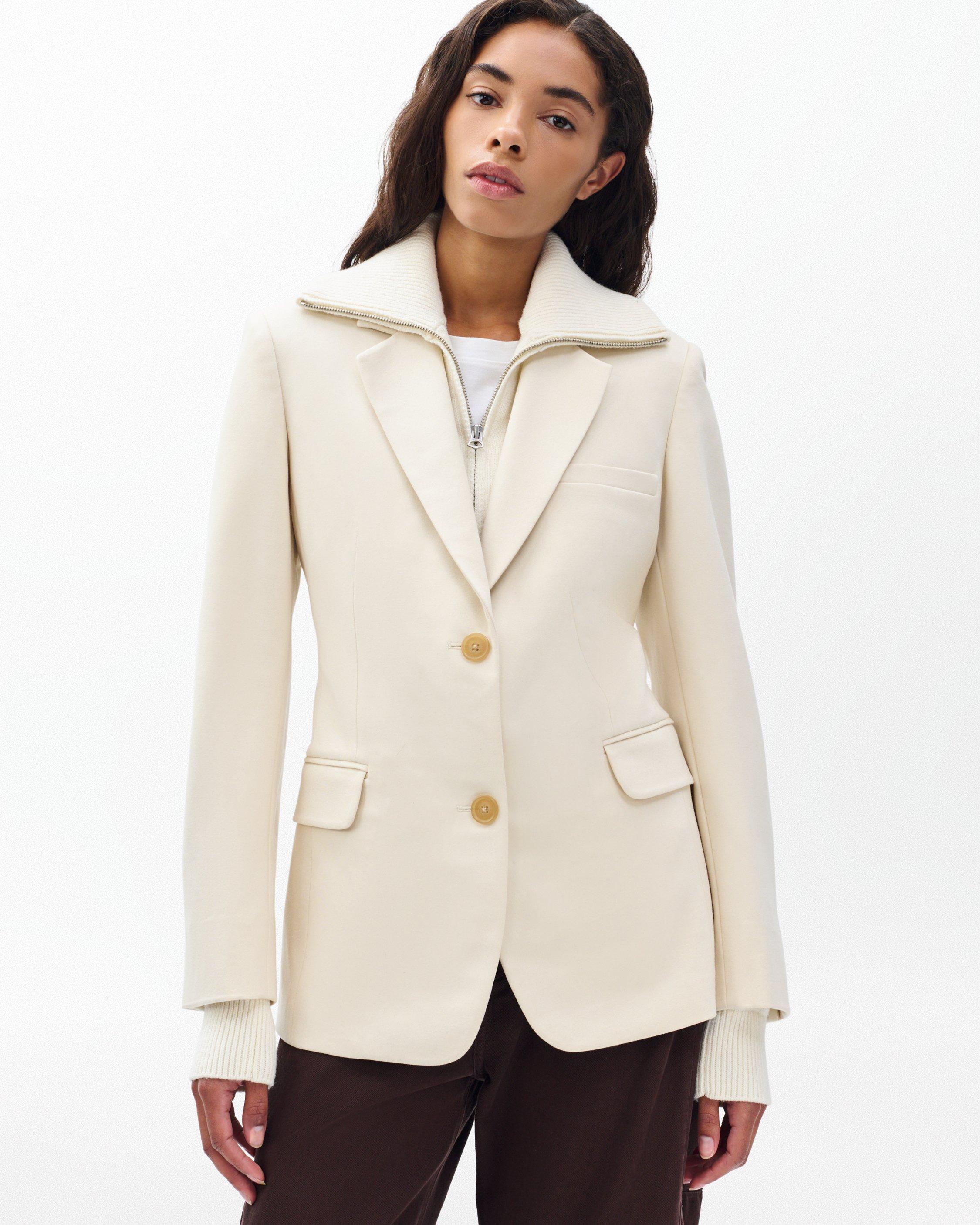 Frank Mixed-Media Blazer image number 1