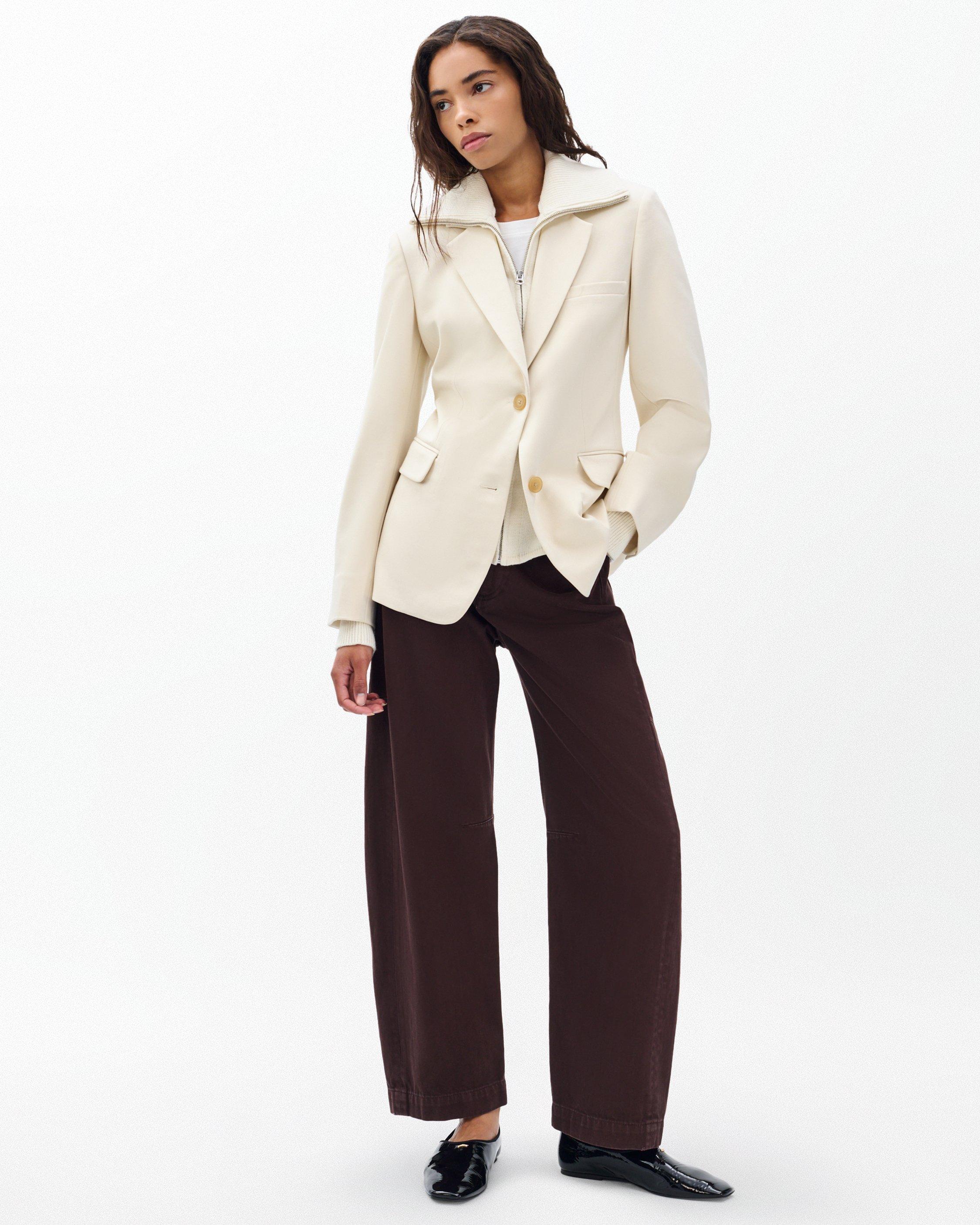 Frank Mixed-Media Blazer - image 3
