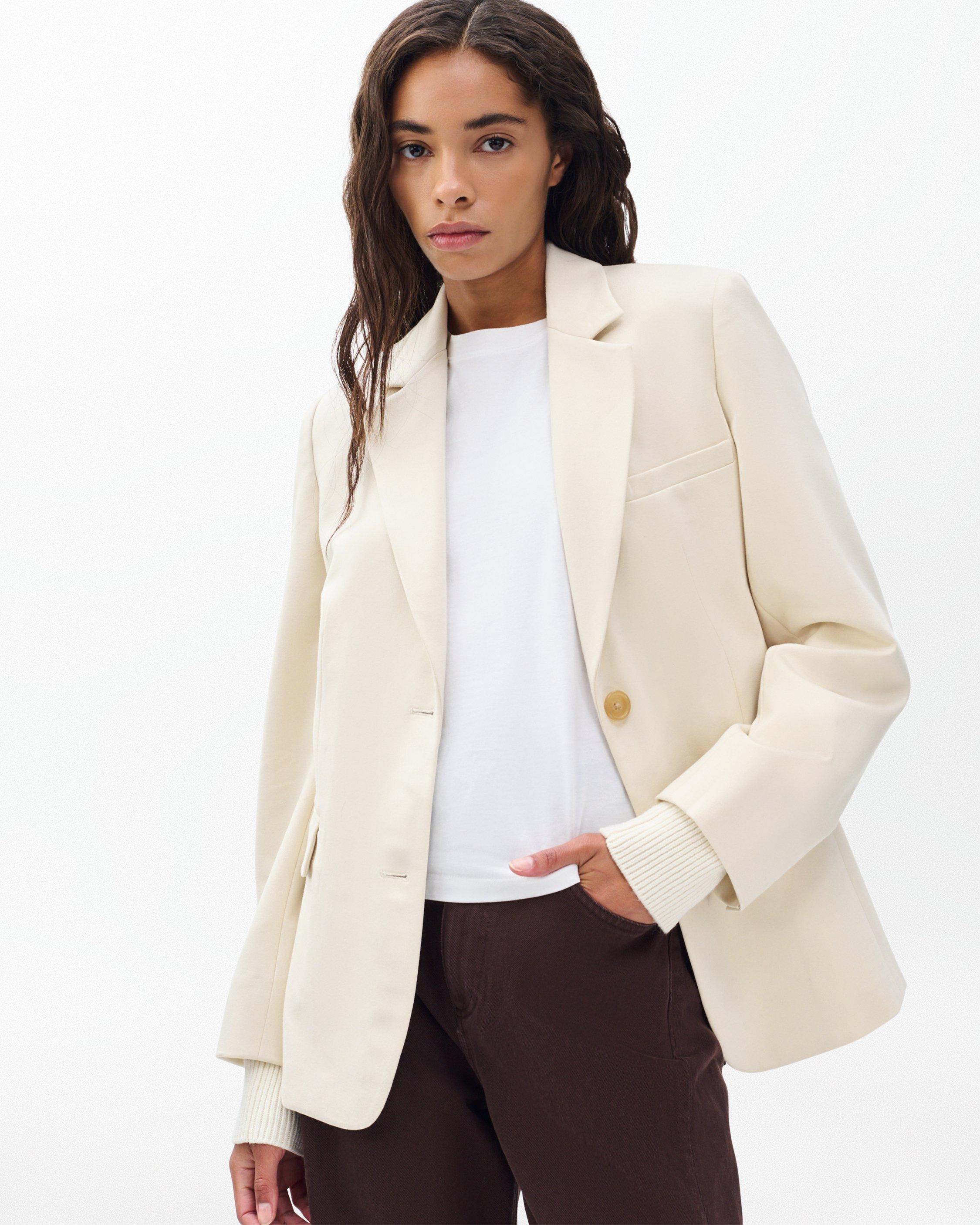 Frank Mixed-Media Blazer - image 5