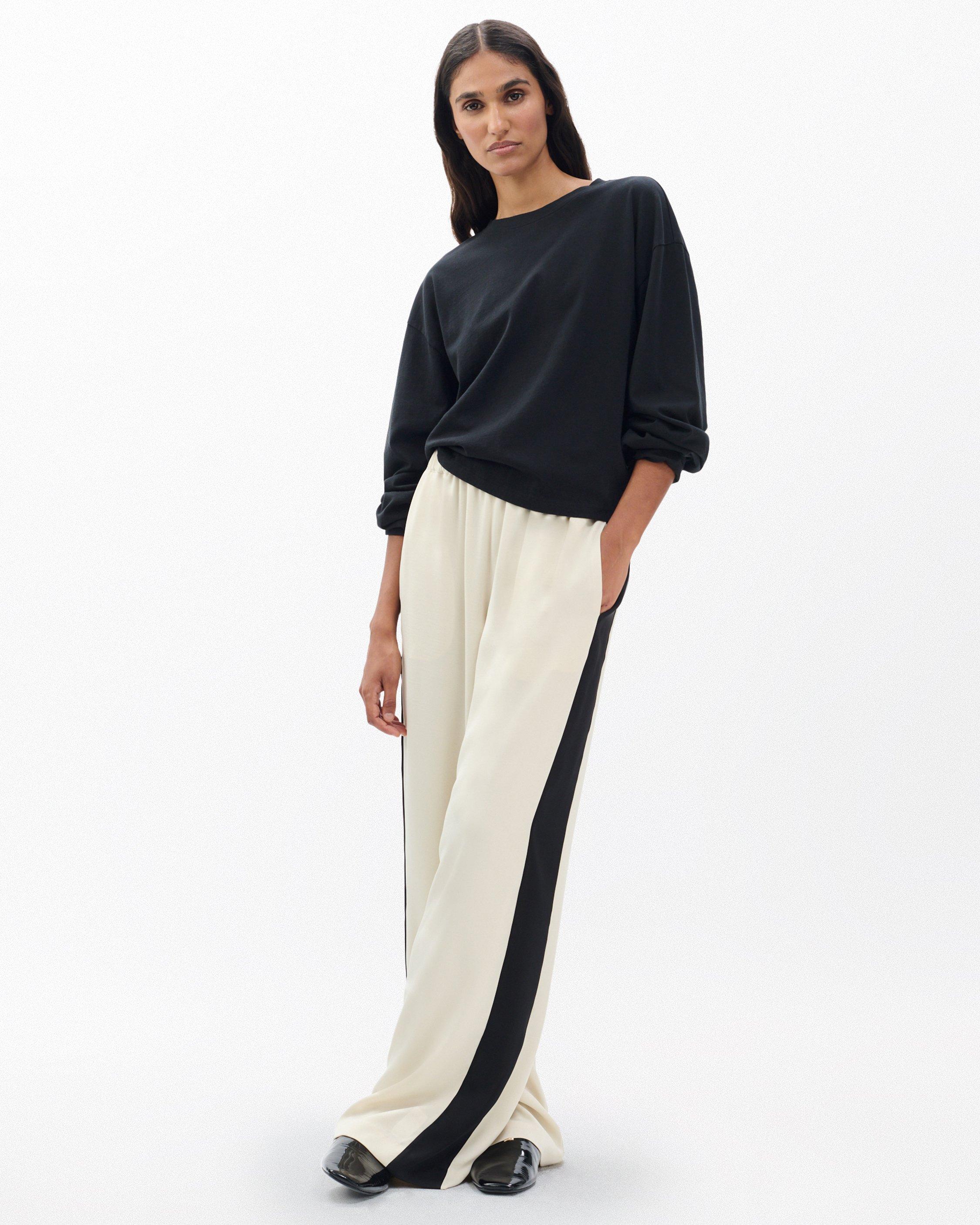 Olivia Striped Pants - Turtledove | rag & bone