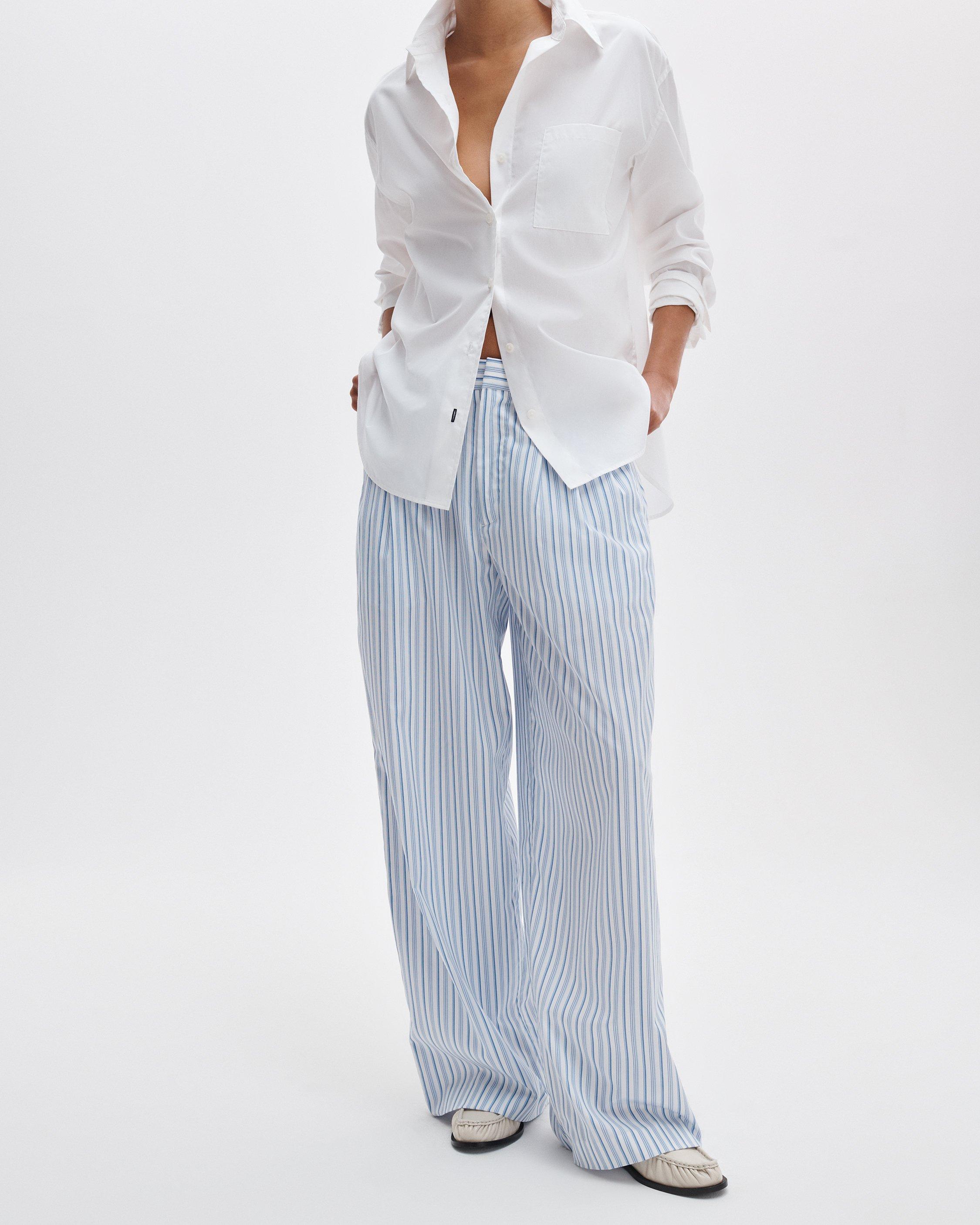 Chappell Striped Poplin Pants - image 3