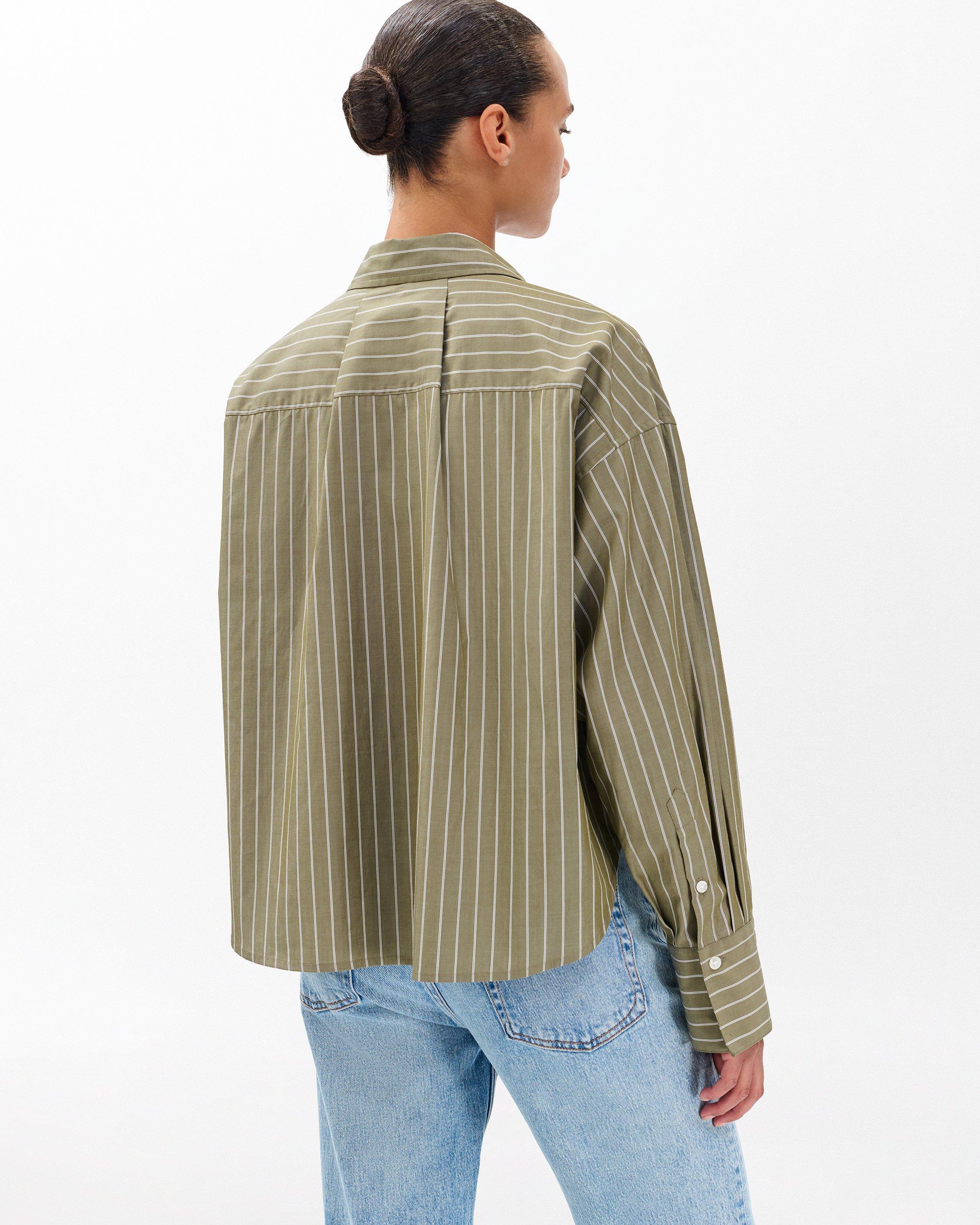 Martha Striped Poplin Shirt - image 5